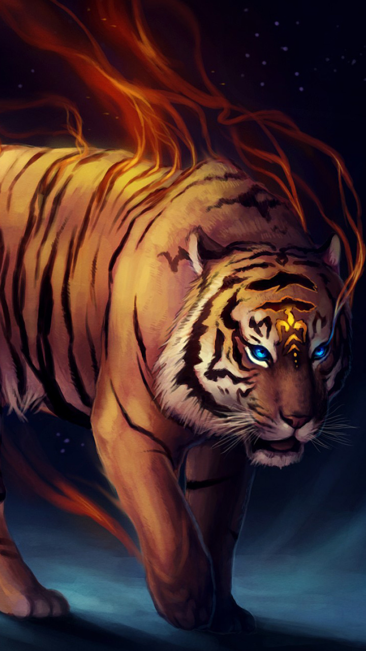 Fire Tiger Wallpapers