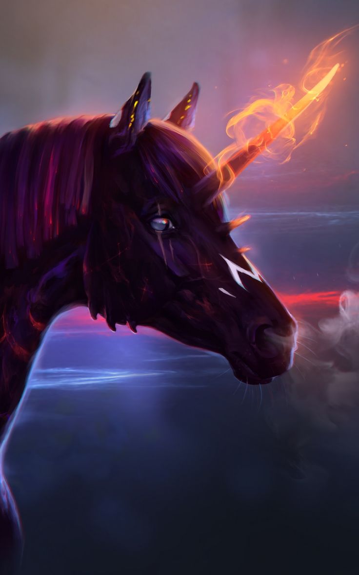 Fire Unicorns Wallpapers