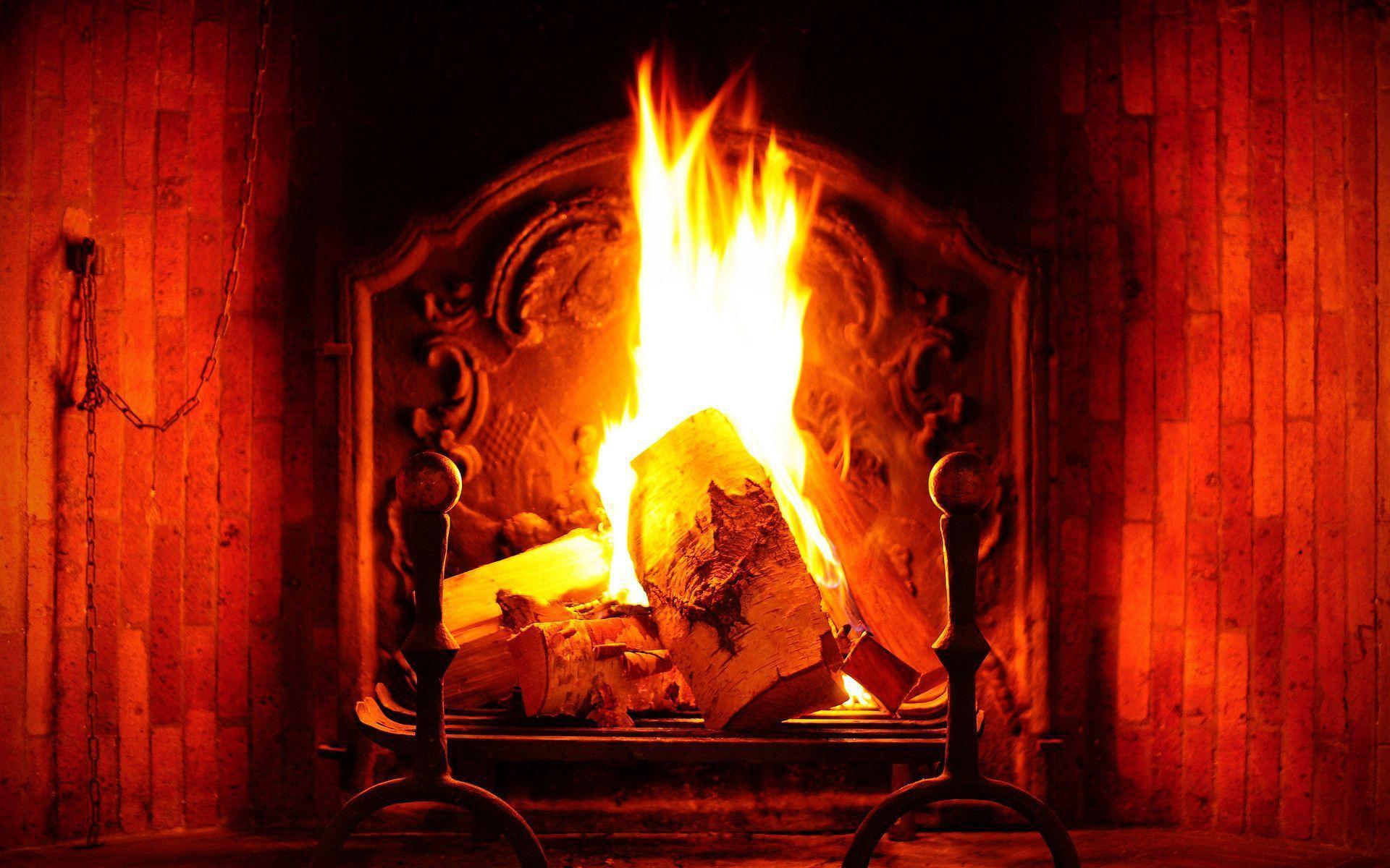 Fireplace Desktop Background