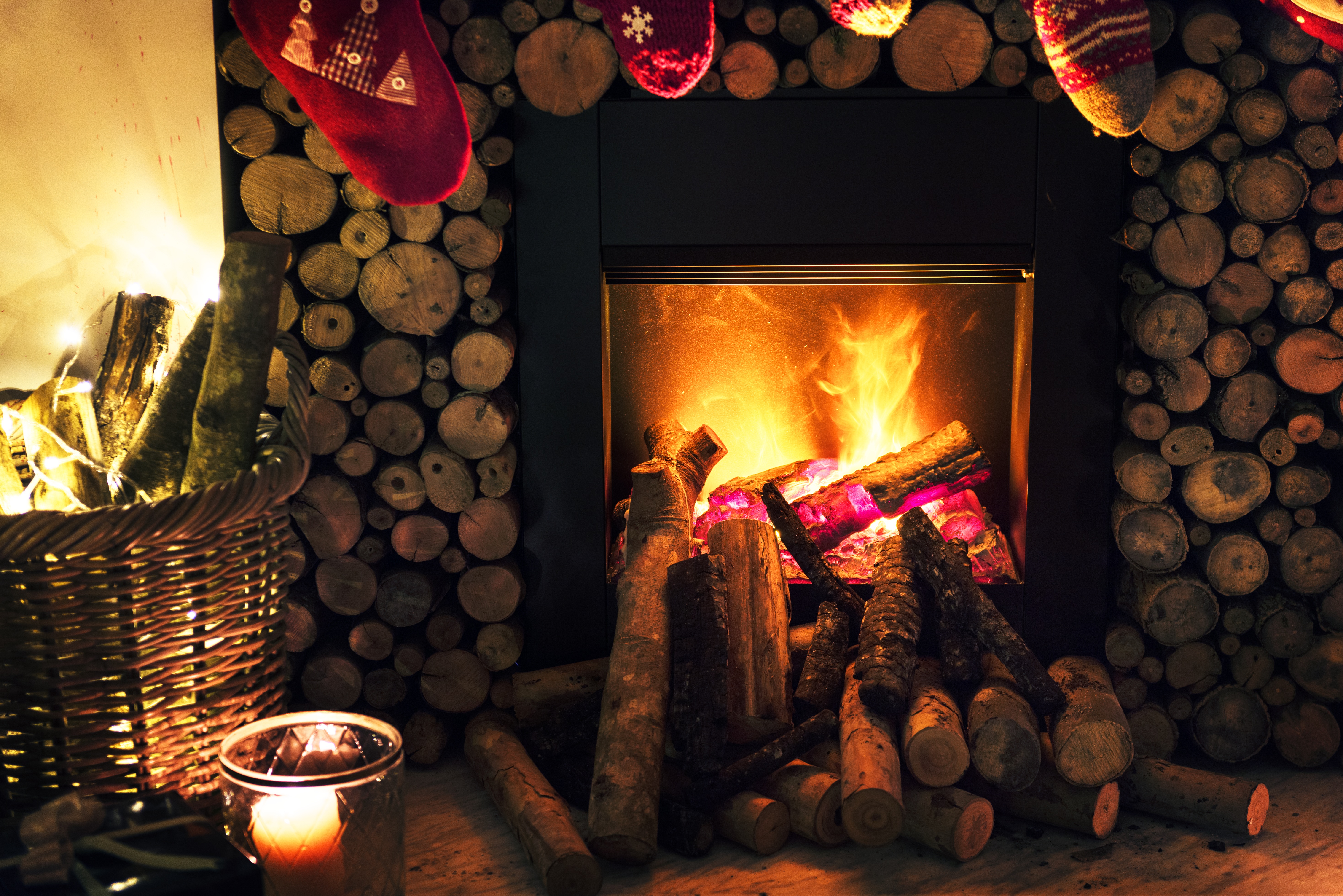 Fireplace Desktop Background