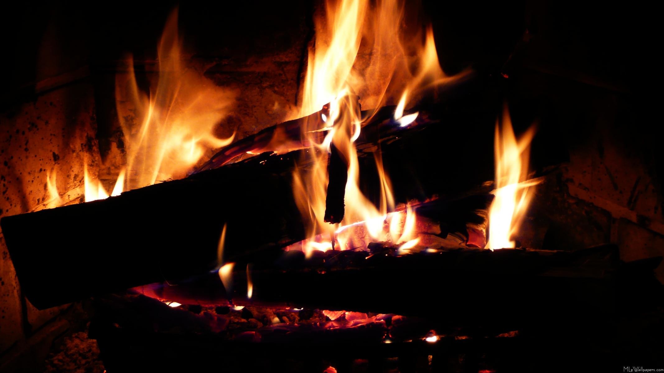 Fireplace Desktop Background