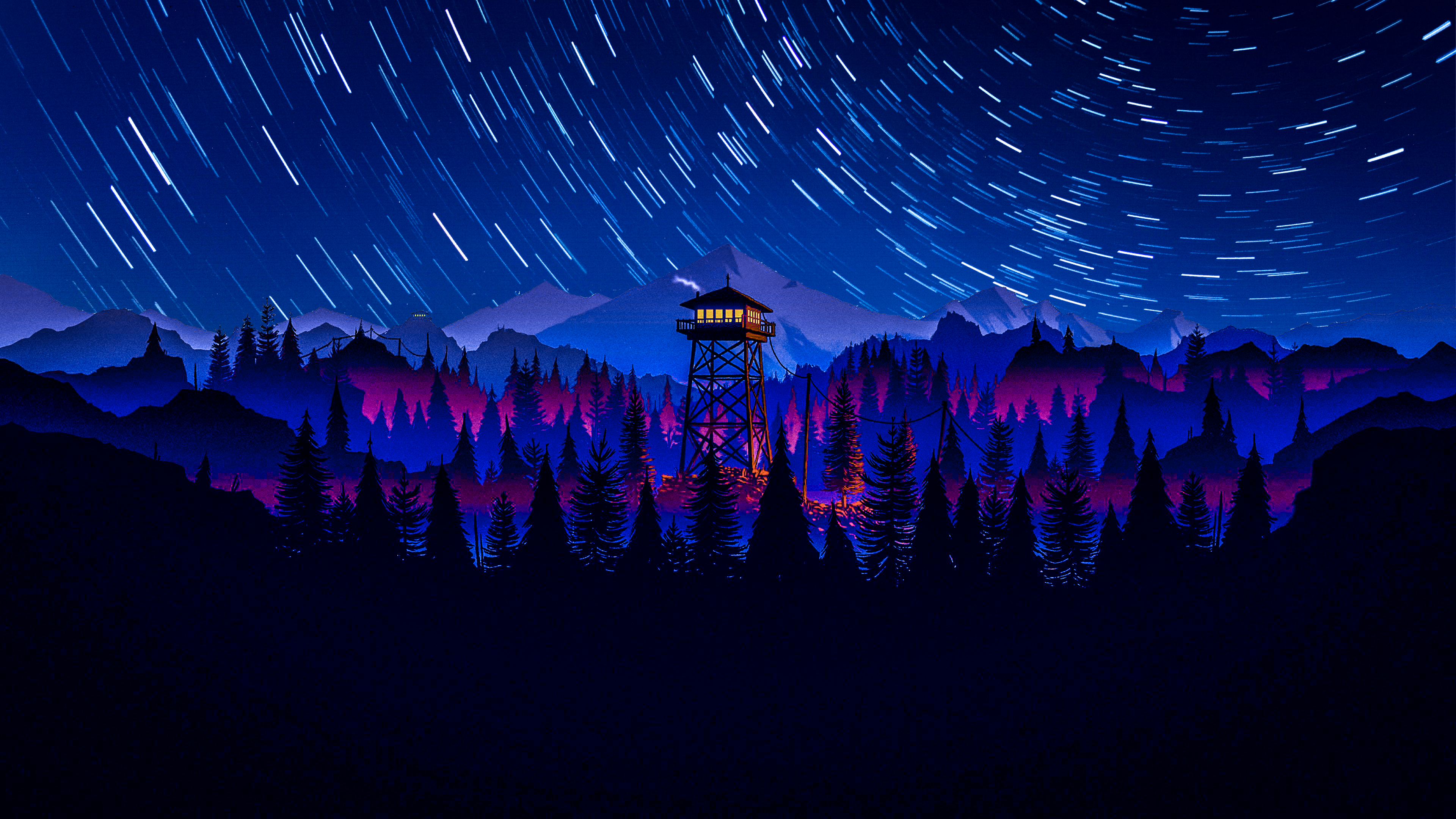 Firewatch 4K Uhd Wallpapers