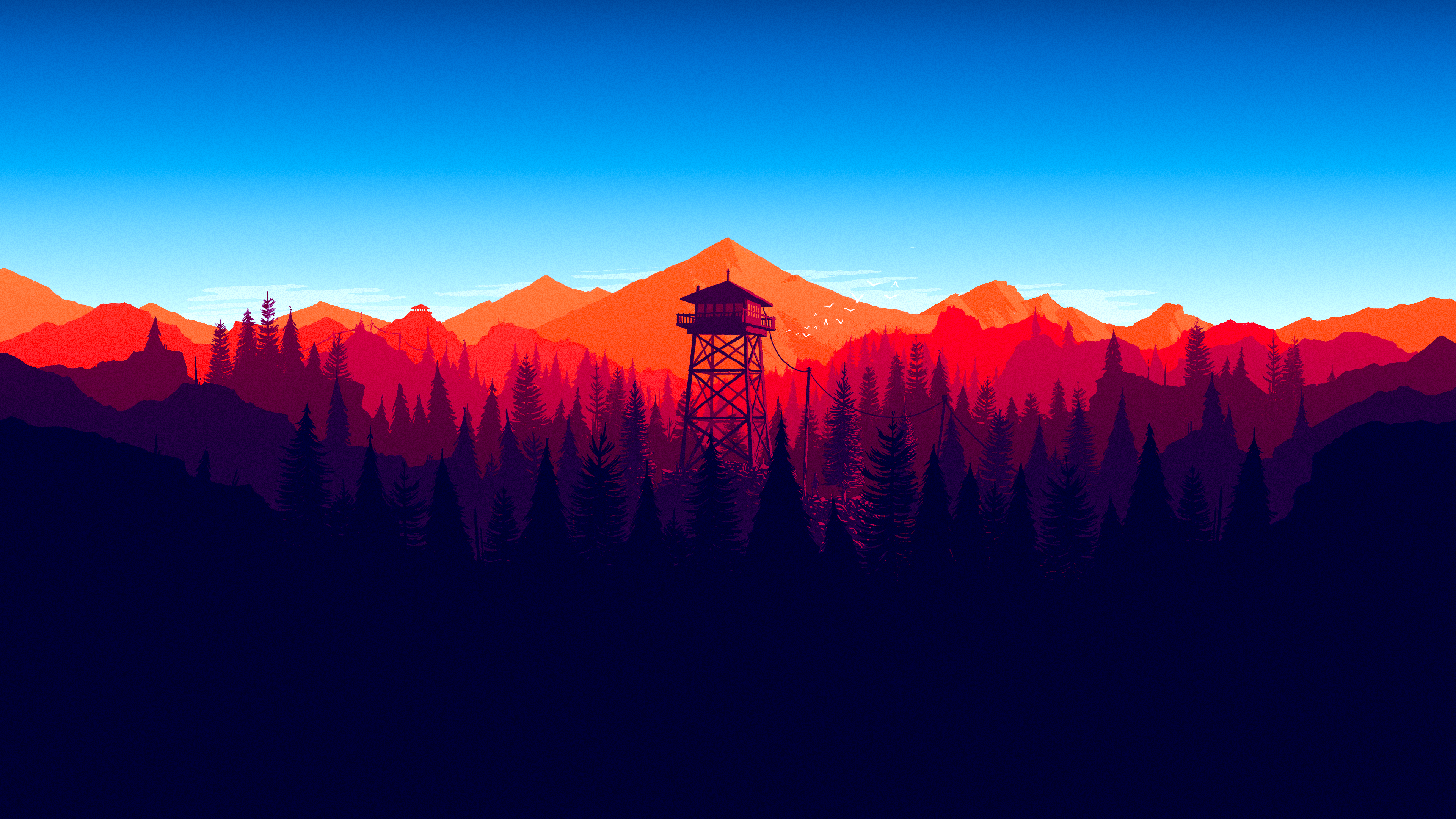 Firewatch 4K Uhd Wallpapers