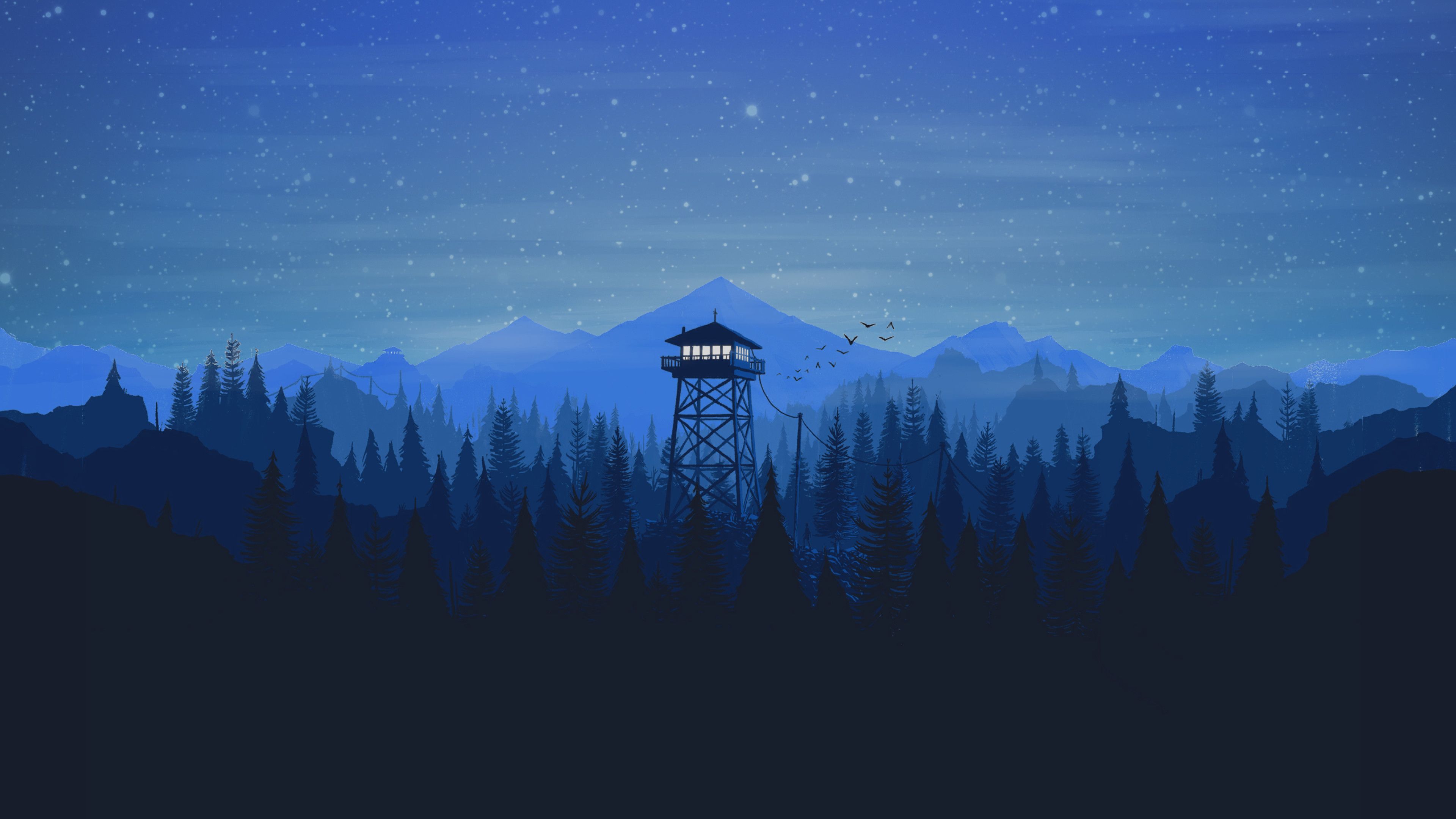 Firewatch 4K Uhd Wallpapers