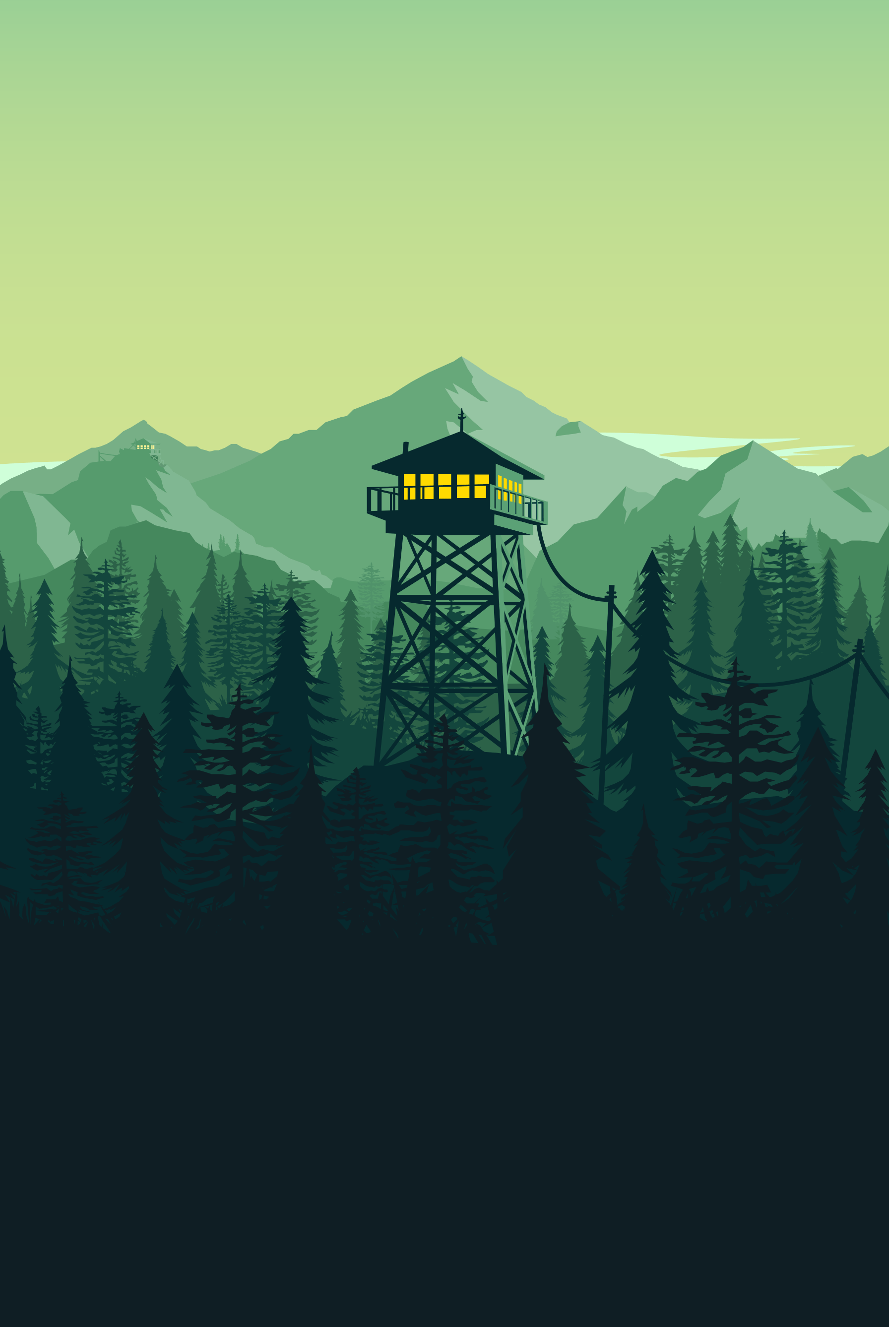 Firewatch 4K Uhd Wallpapers