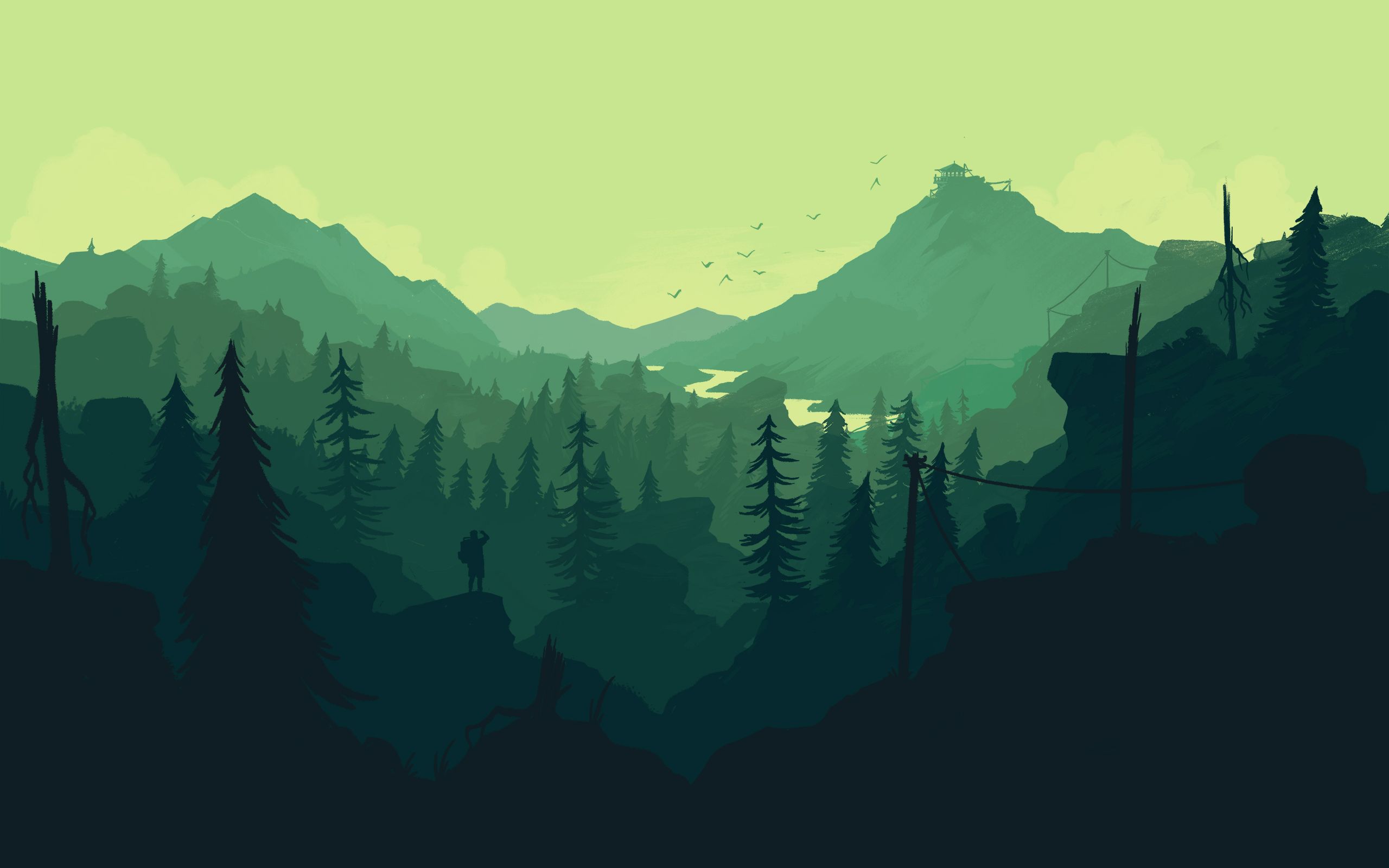 Firewatch Digital Art Wallpapers