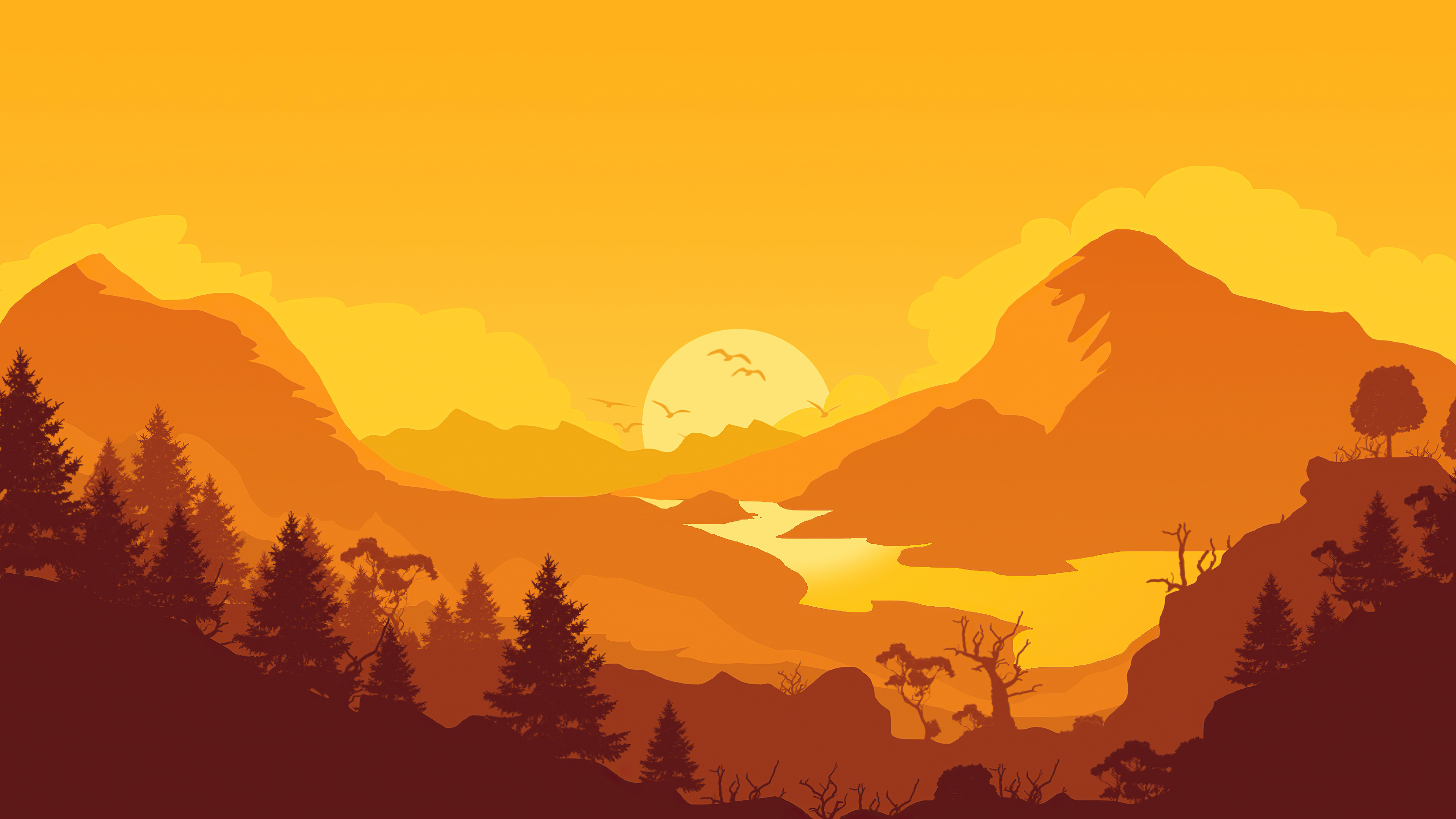 Firewatch Digital Art Wallpapers