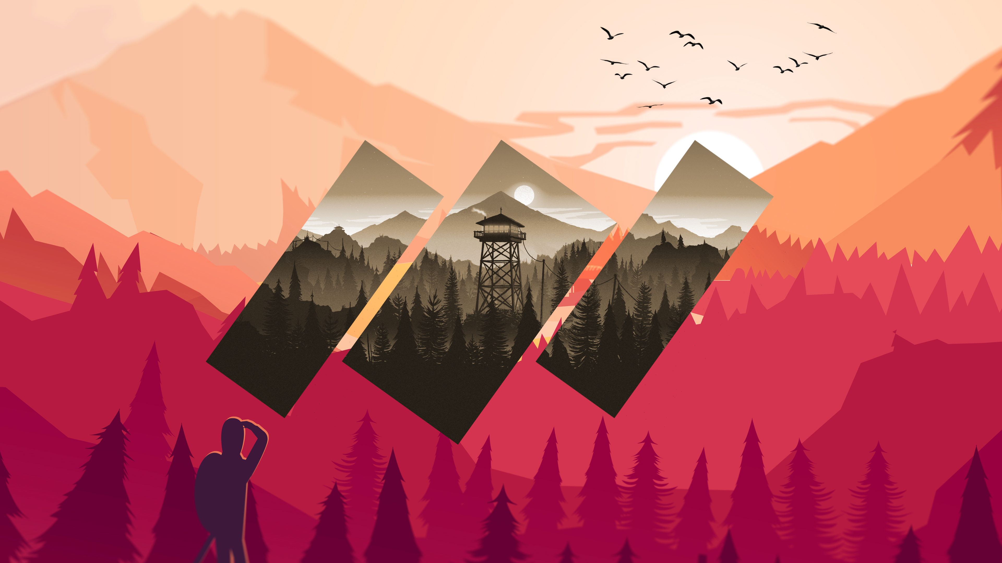 Firewatch Digital Art Wallpapers