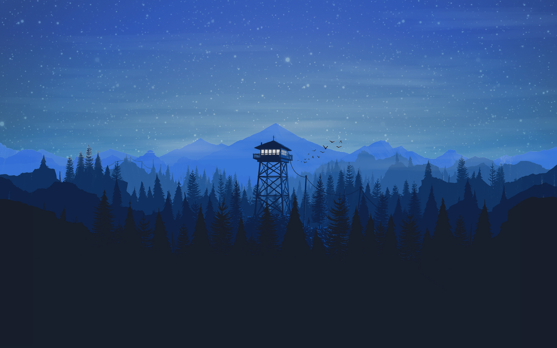 Firewatch Digital Art Wallpapers