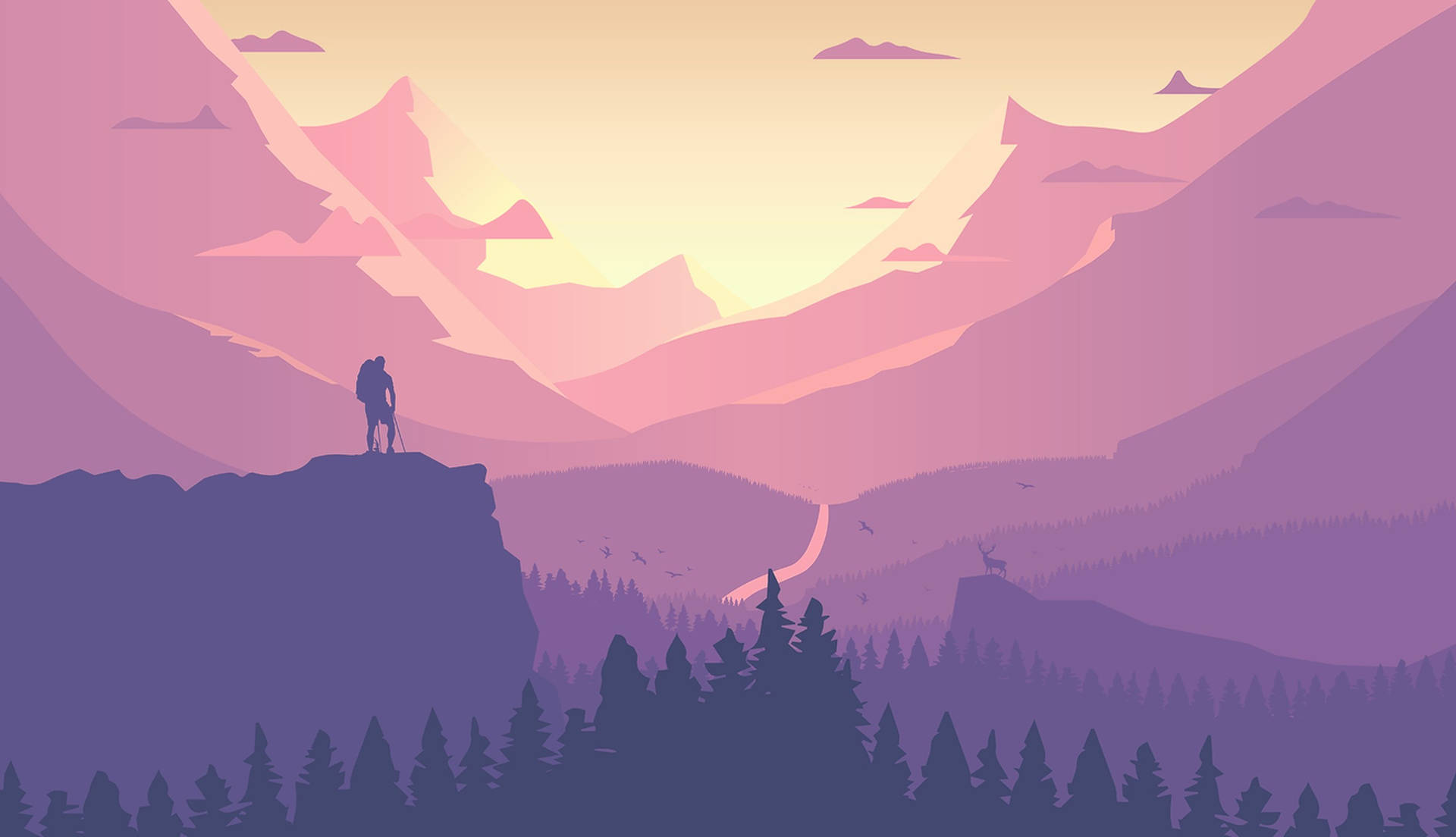 Firewatch Digital Art Wallpapers