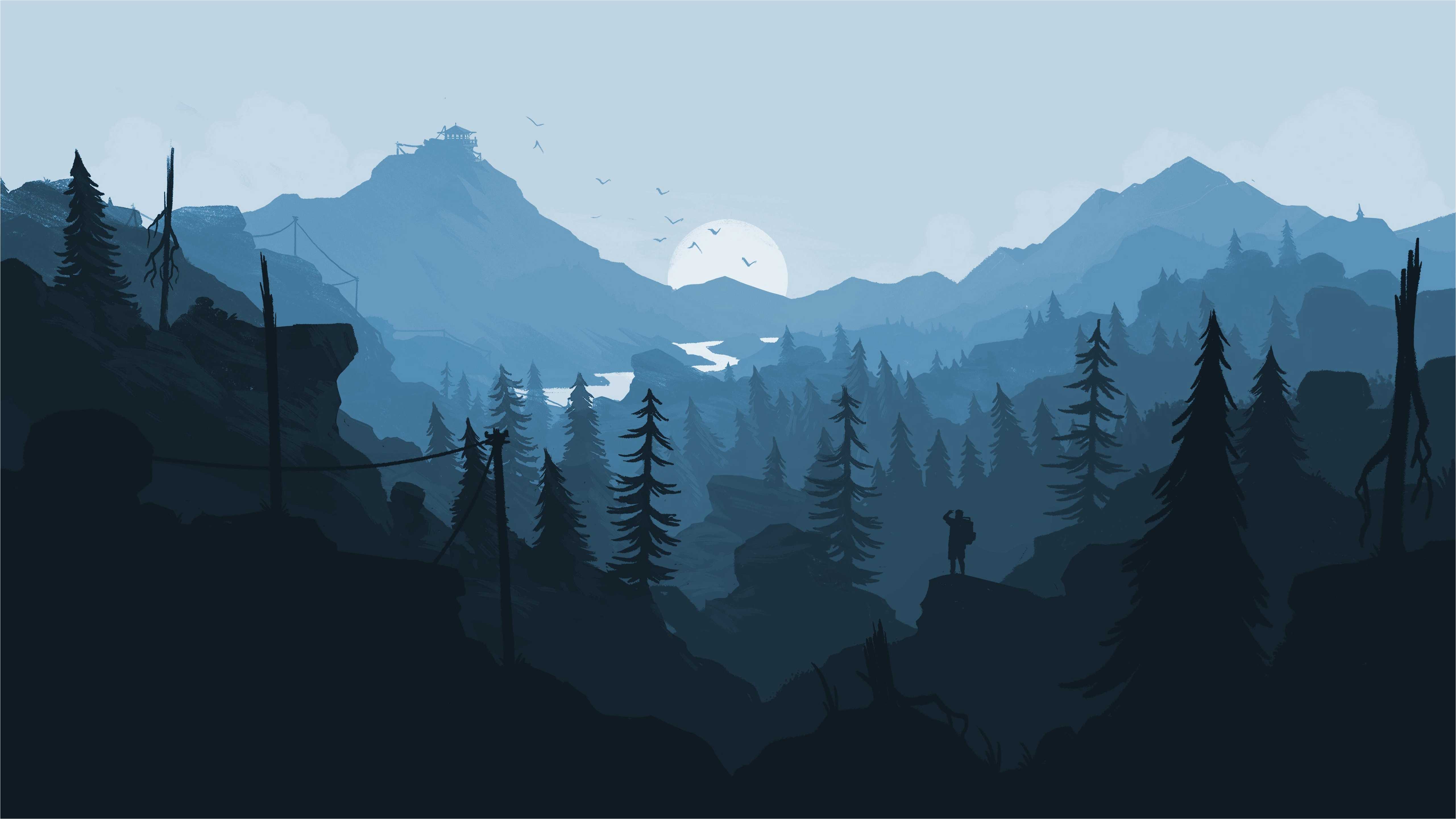 Firewatch Digital Art Wallpapers