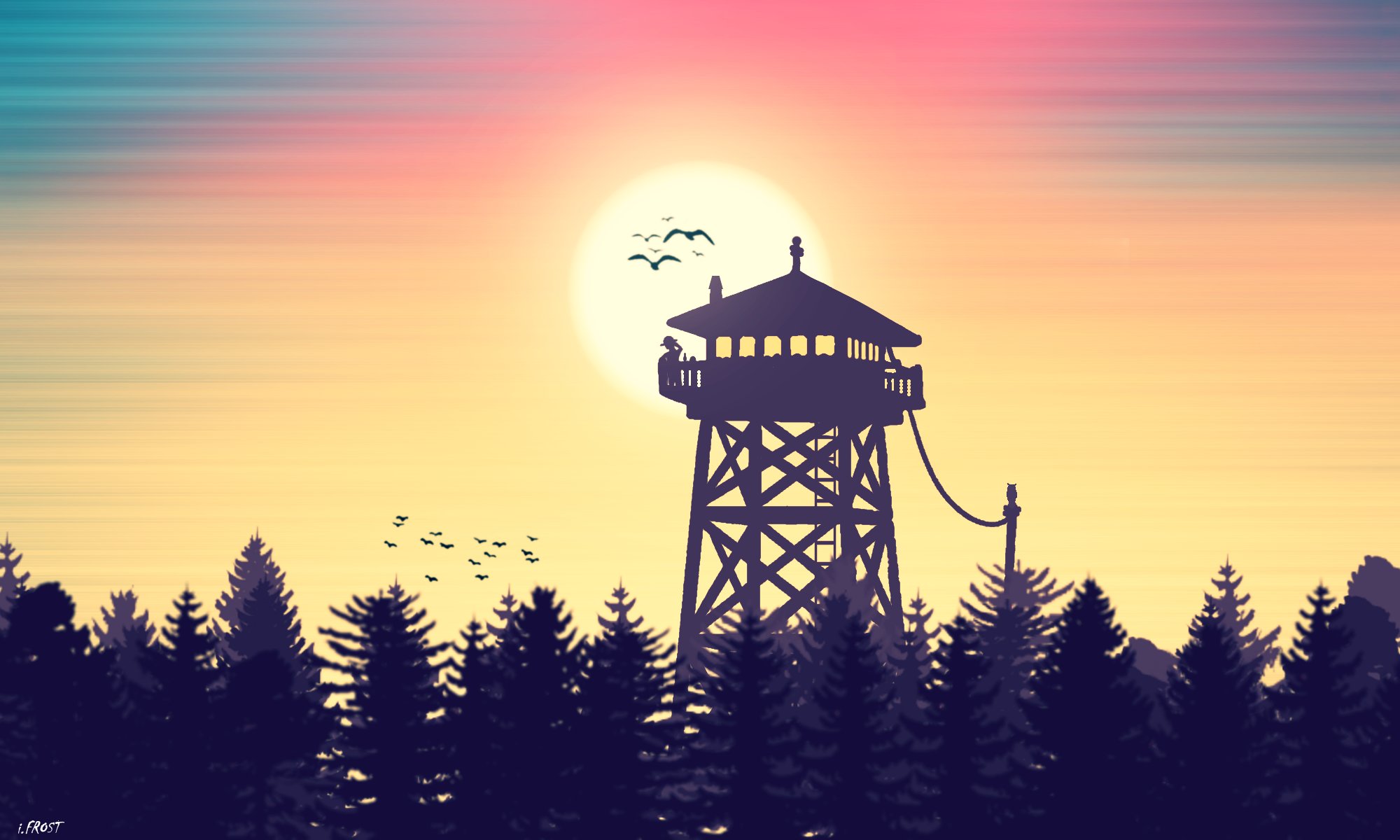 Firewatch Digital Art Wallpapers