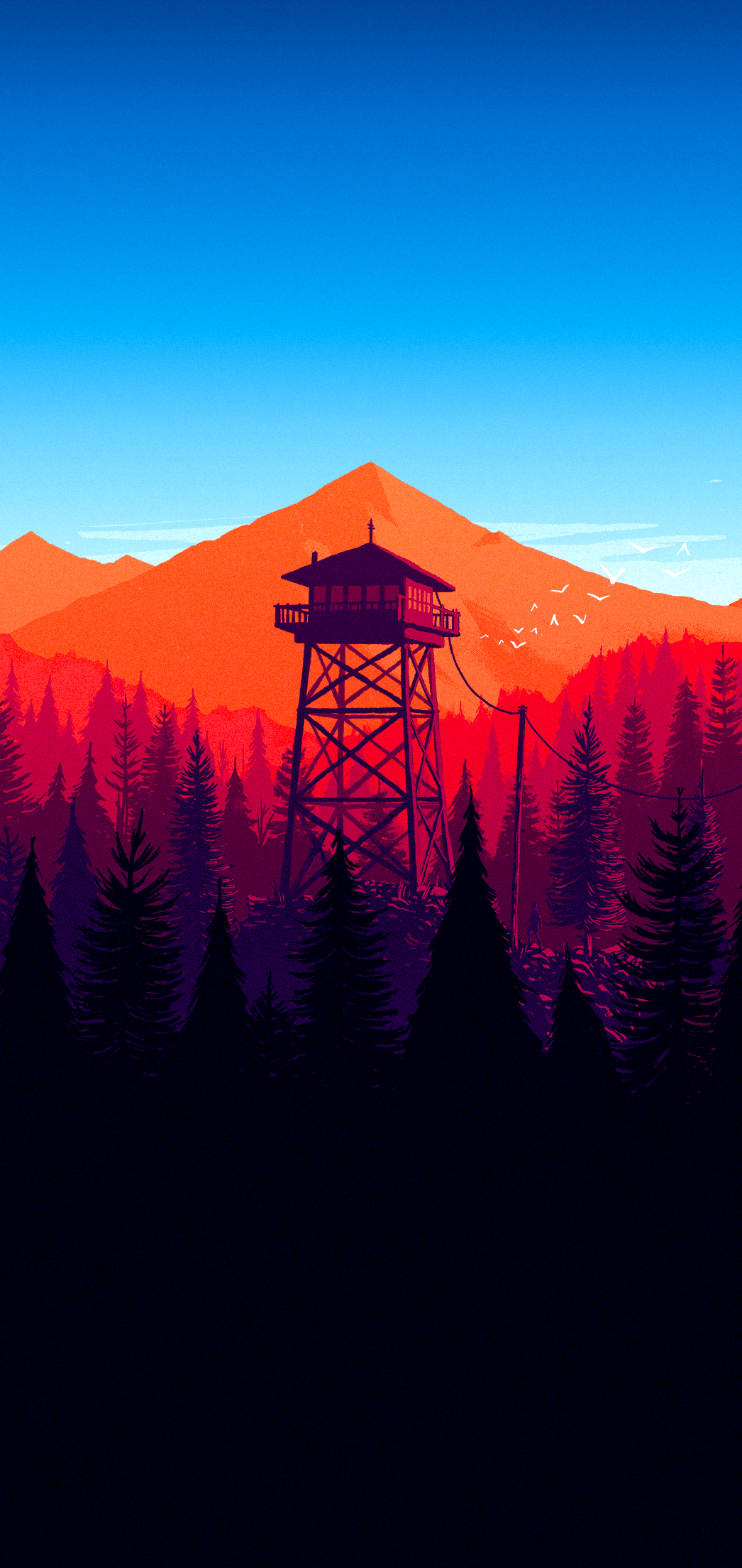 Firewatch Phone Wallpapers