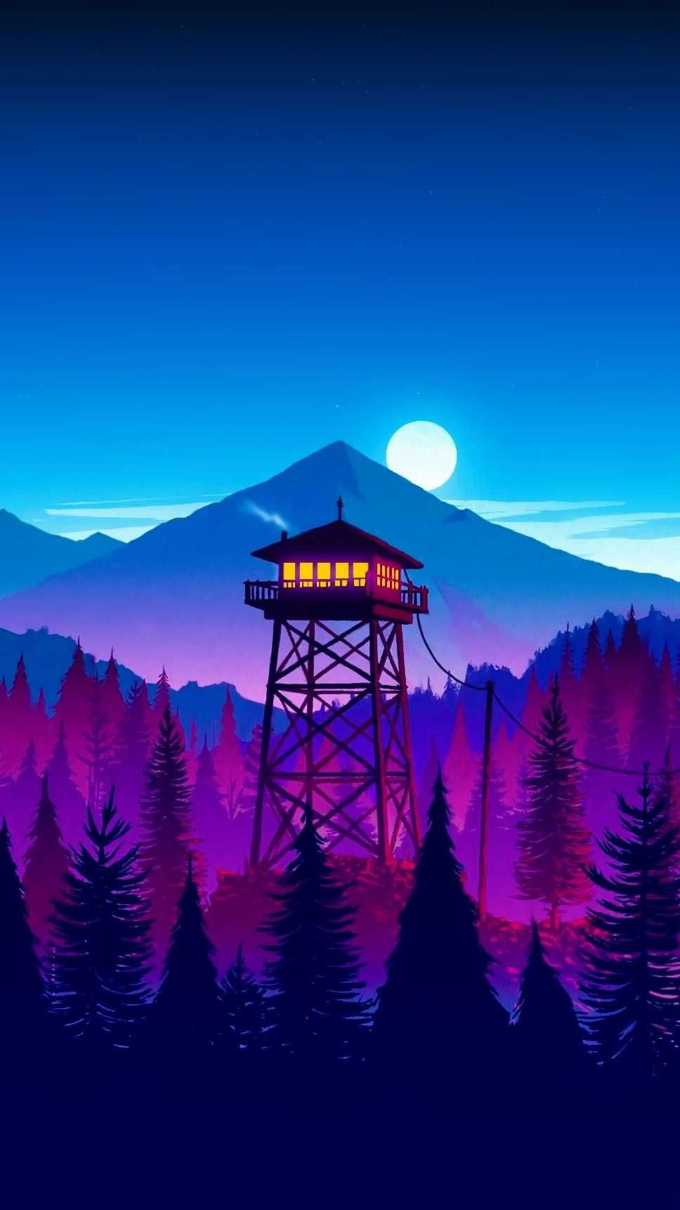 Firewatch Phone Wallpapers