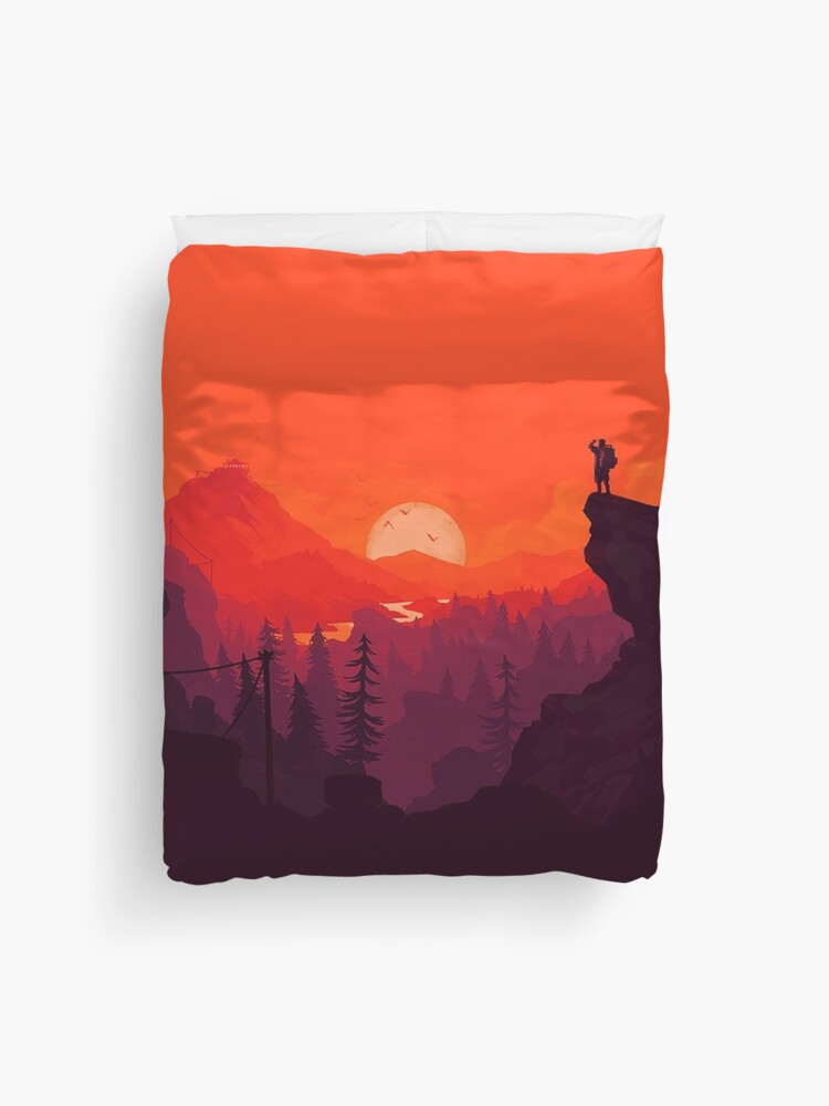 Firewatch Sunrise Minimal Wallpapers