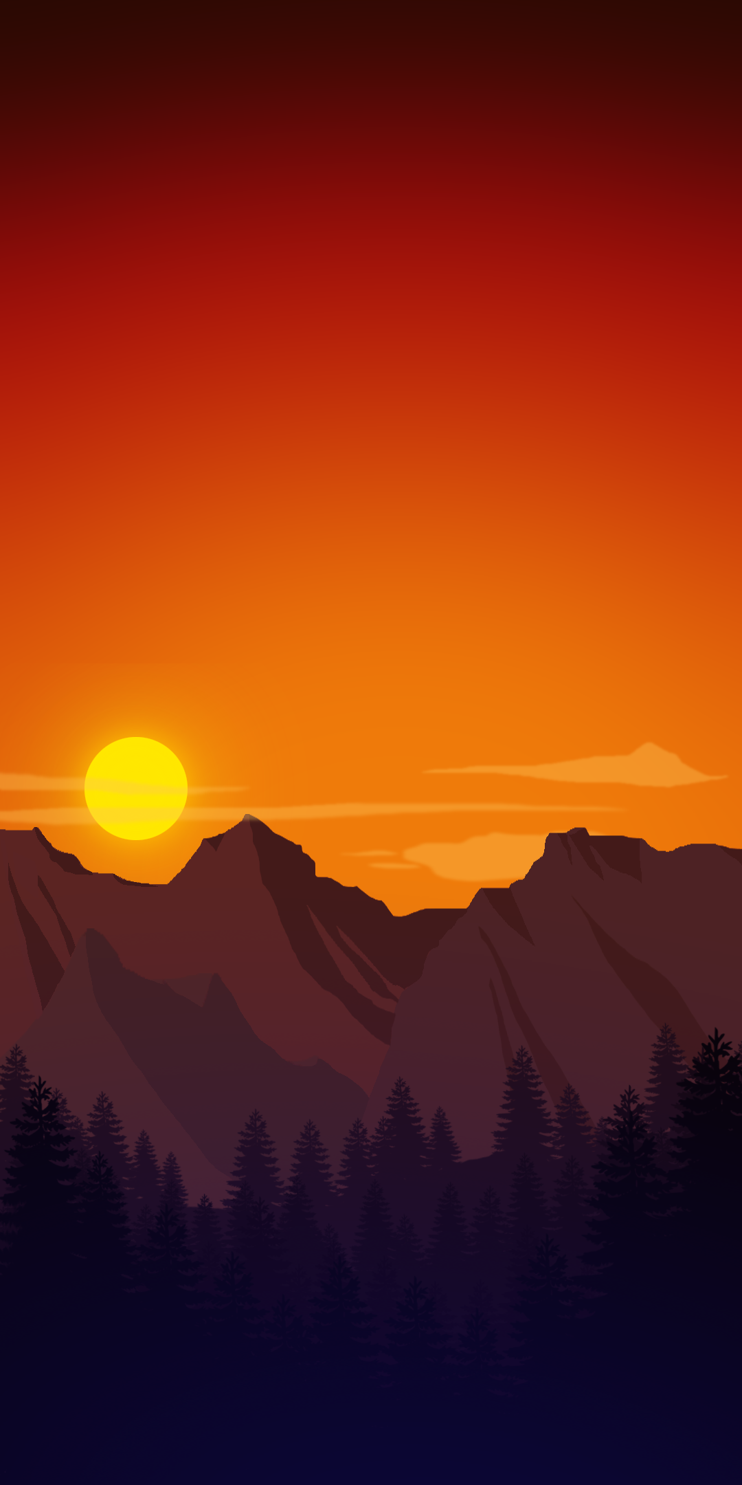 Firewatch Sunrise Minimal Wallpapers