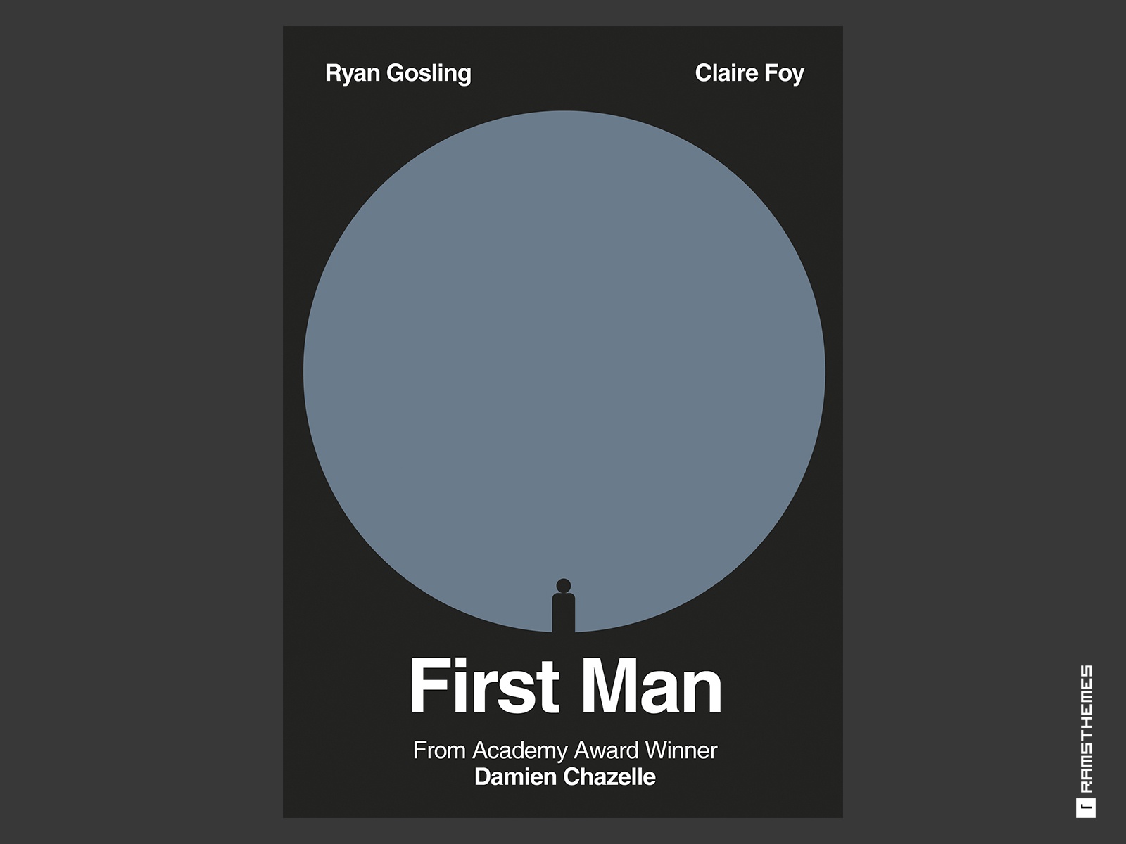 First Man 2018 Movie Minimal Poster Wallpapers