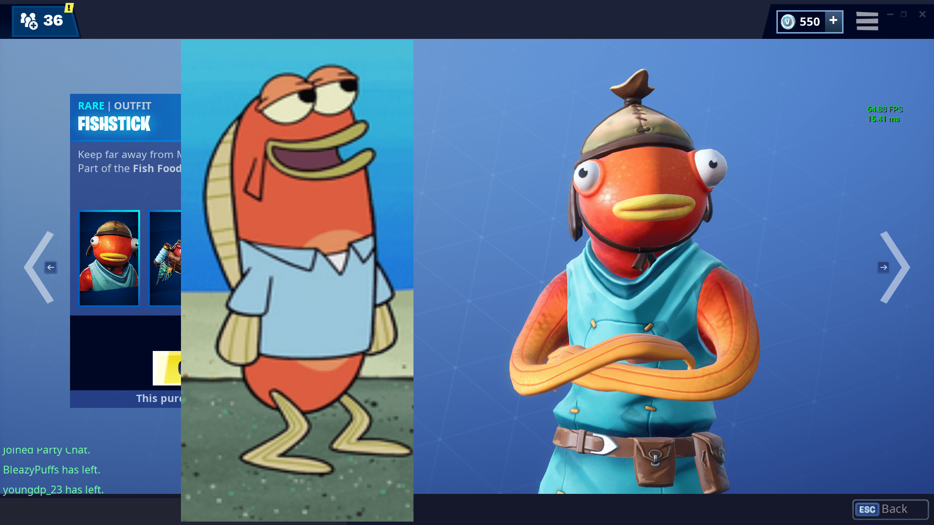 Fishstick Fortnite Wallpapers