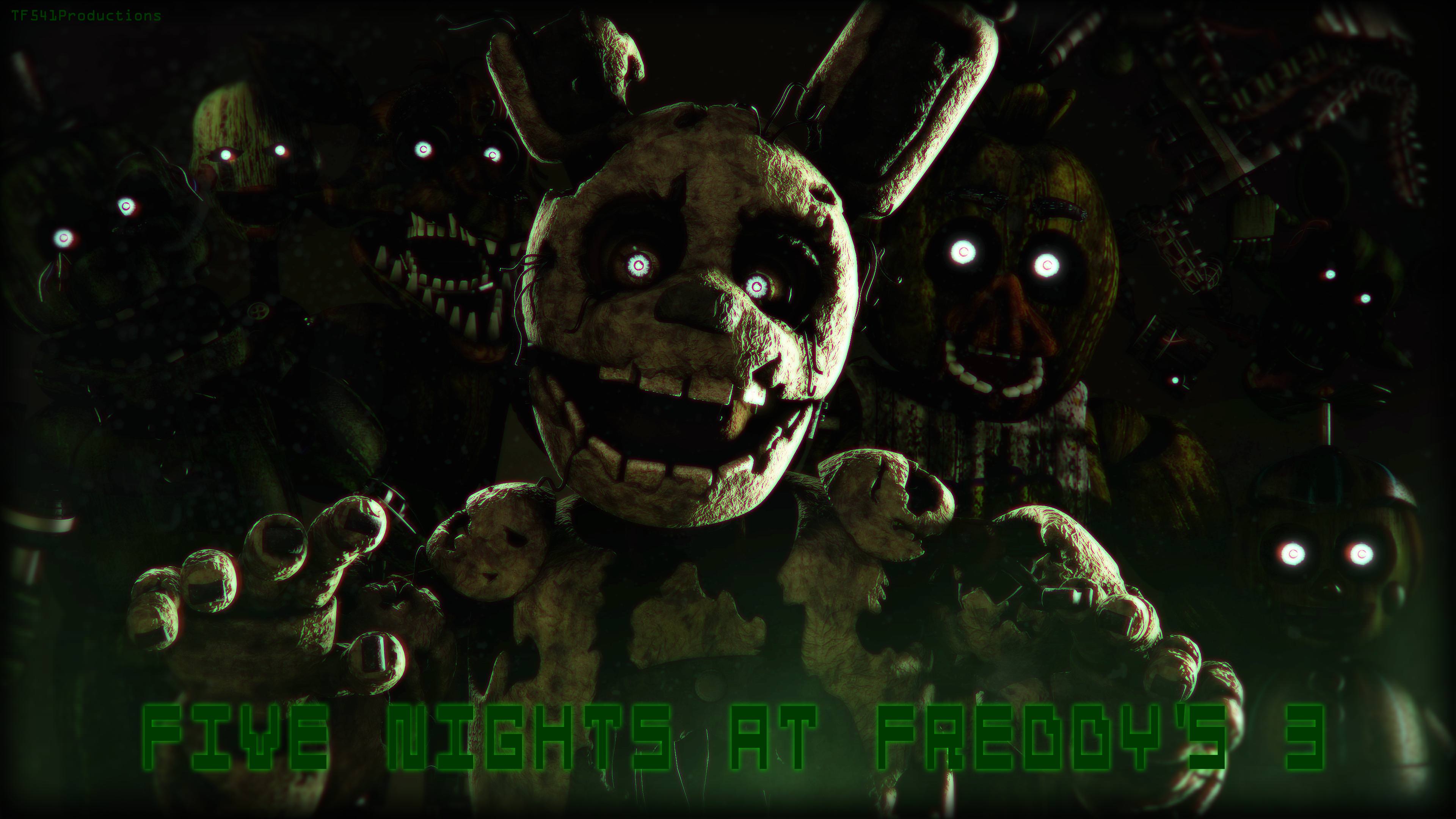 Five nights at freddy 3. ФНАФ 3. FNF FNAF 3. СПРИНГТРАП. Обои ФНАФ 3.