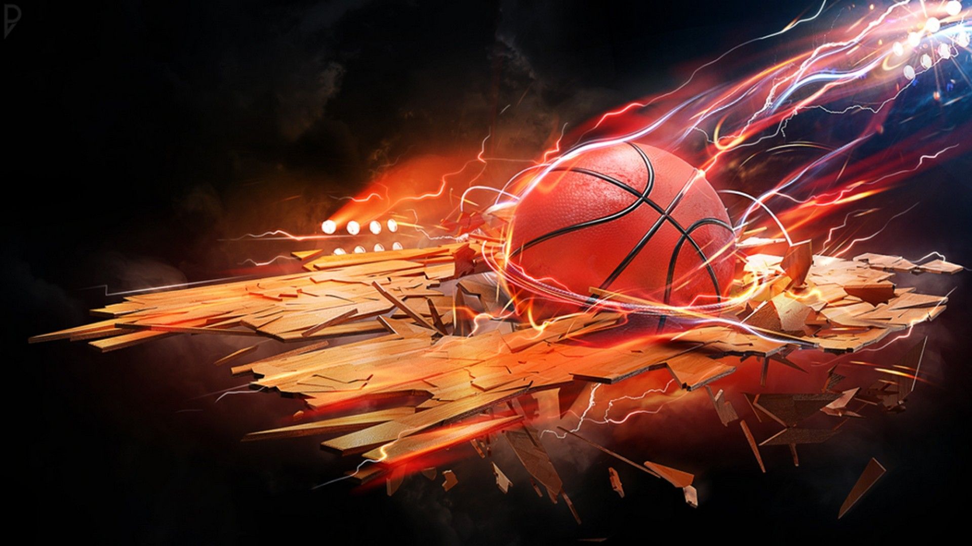 Flaming Basketball Wallpapers