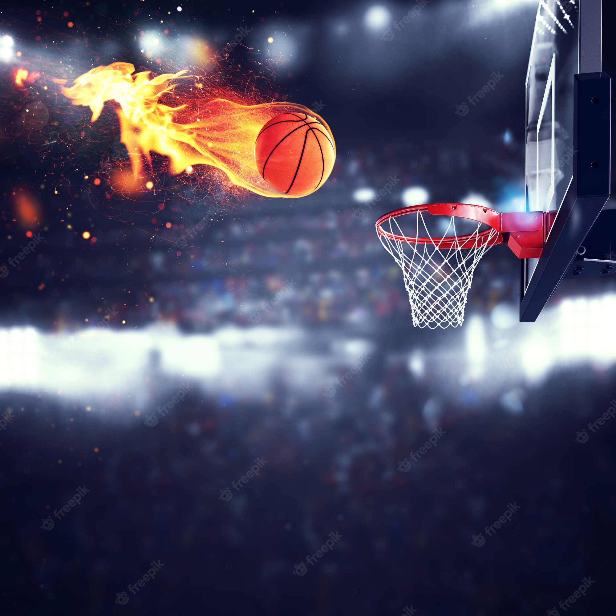 Flaming Basketball Wallpapers