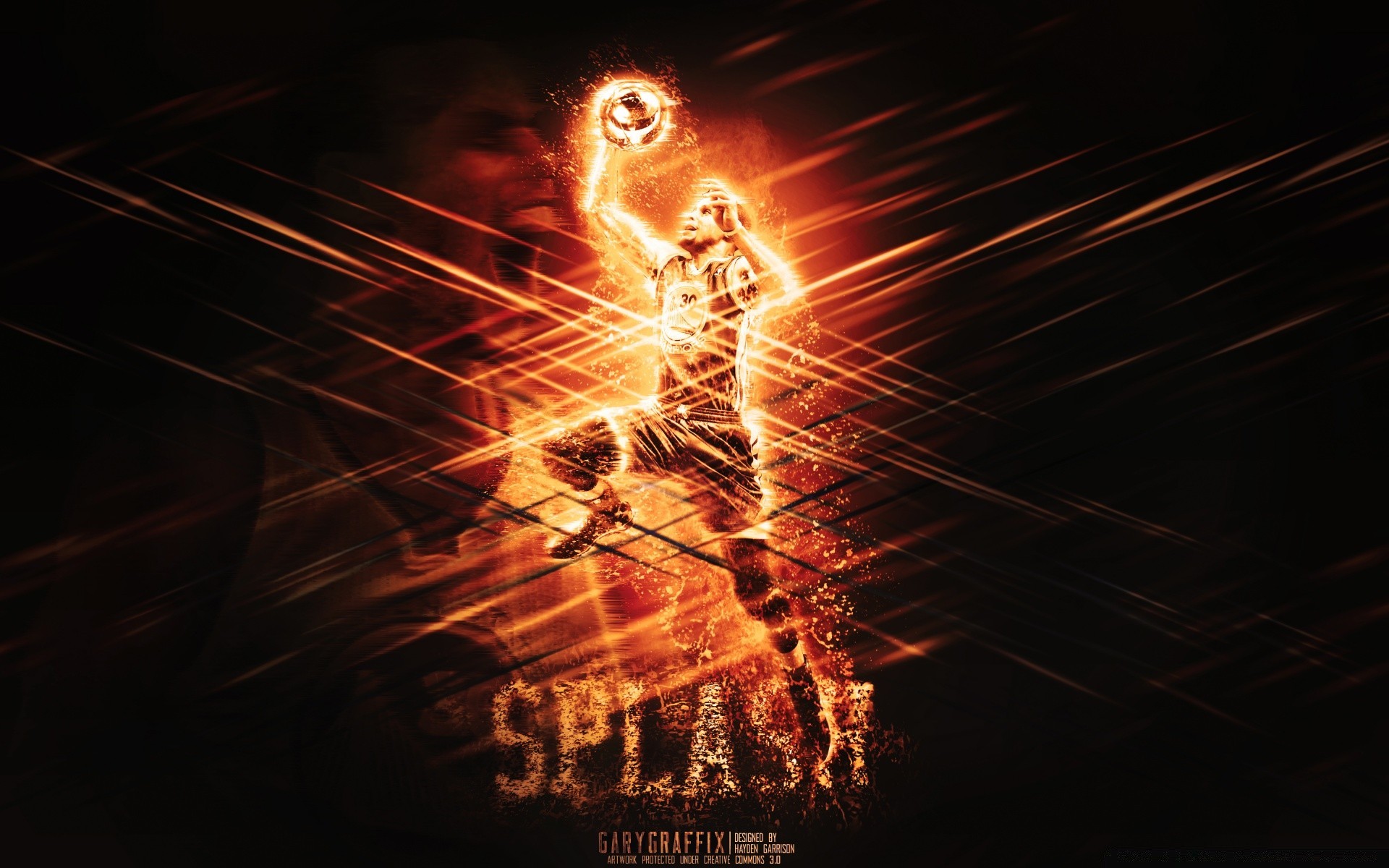 Flaming Basketball Wallpapers