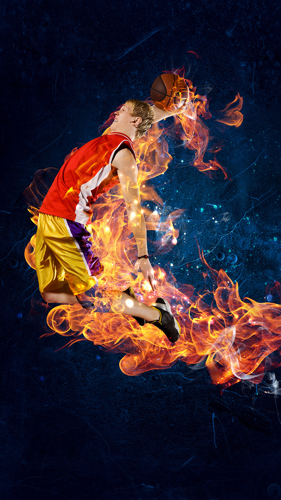 Flaming Basketball Wallpapers