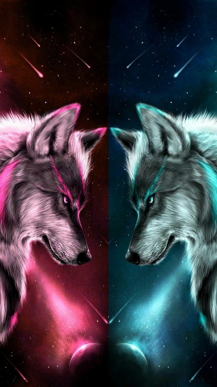 Flaming Wolf Wallpapers