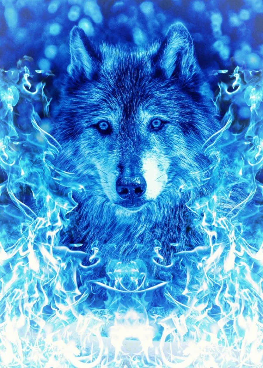 Flaming Wolf Wallpapers