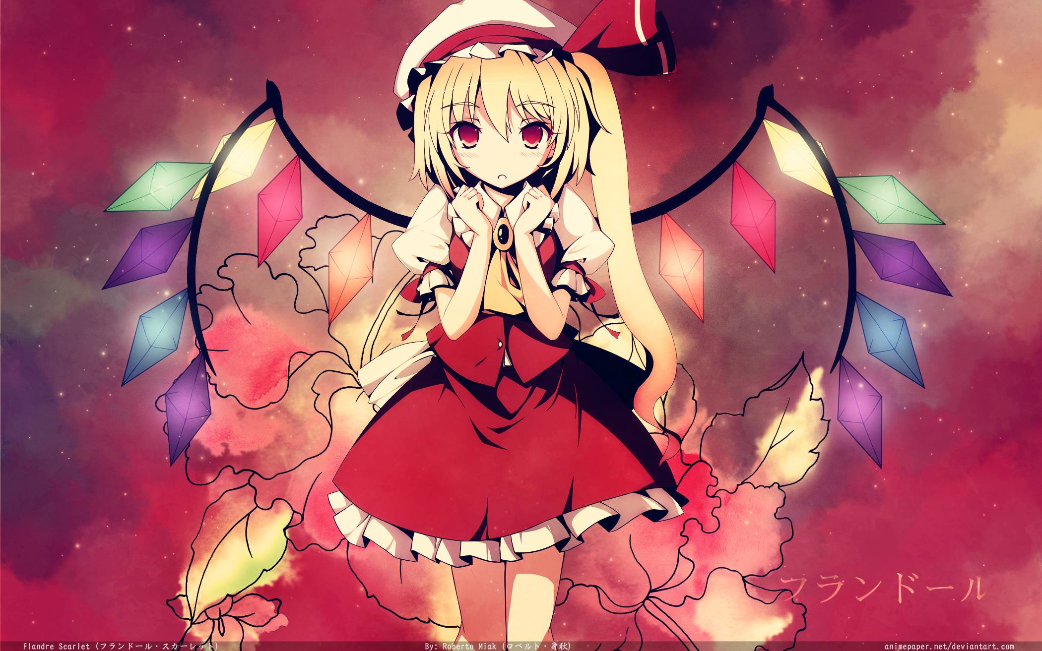 Flandre Scarlet Touhou Wallpapers