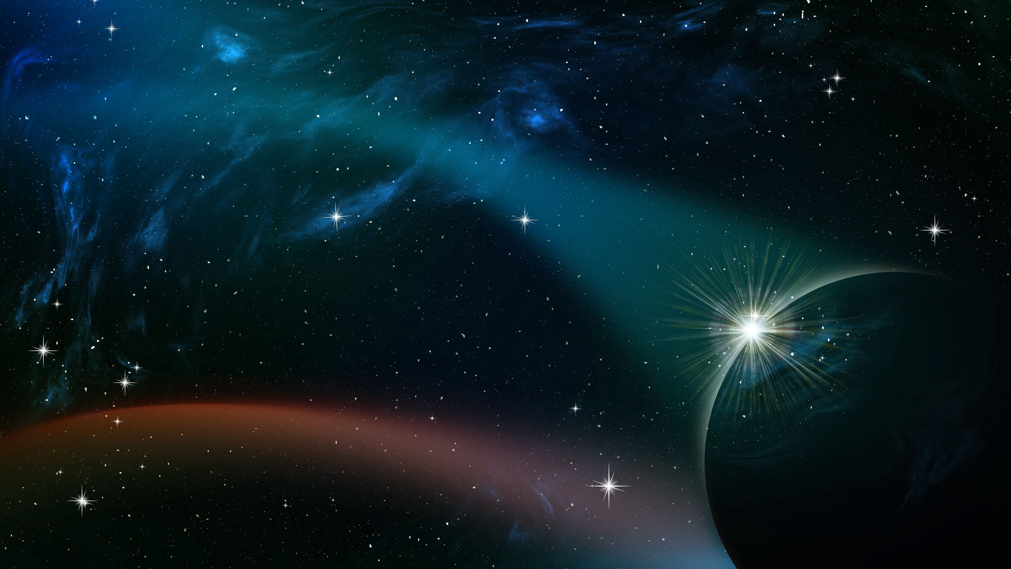 Flare Galaxy Stars Wallpapers