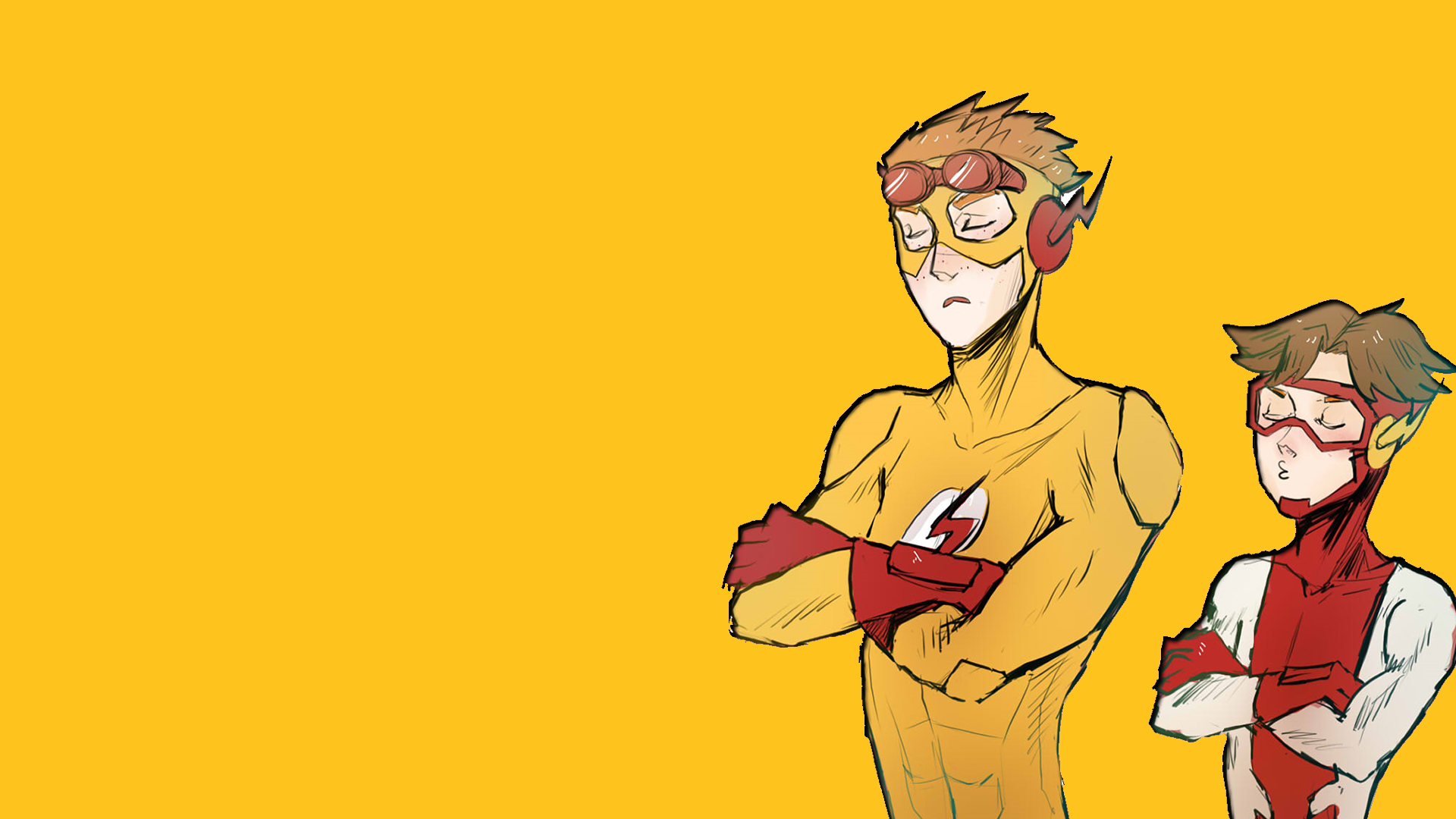 Flash And Kid Flash Dc Comic Wallpapers