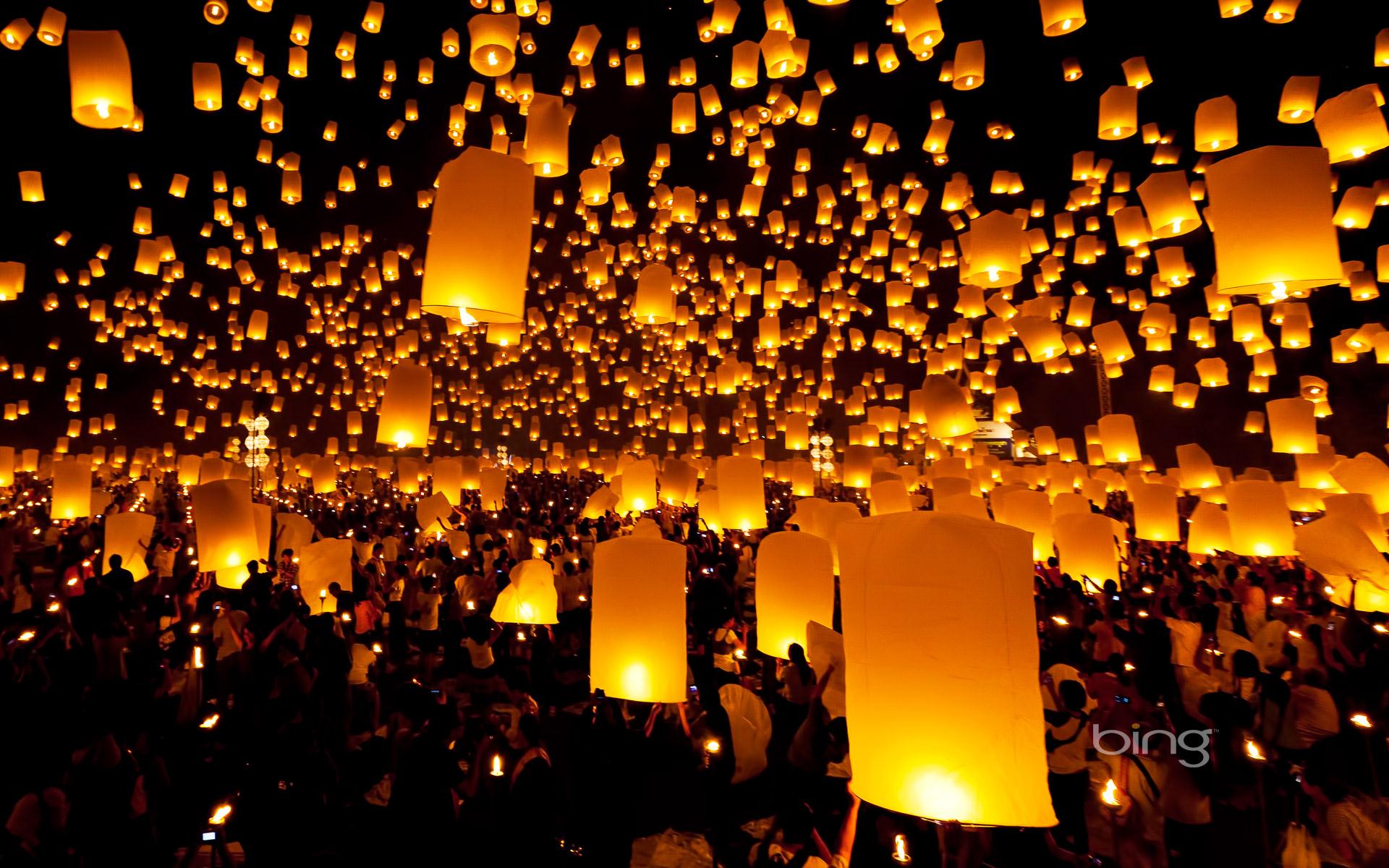 Floating Lanterns Festival Wallpapers