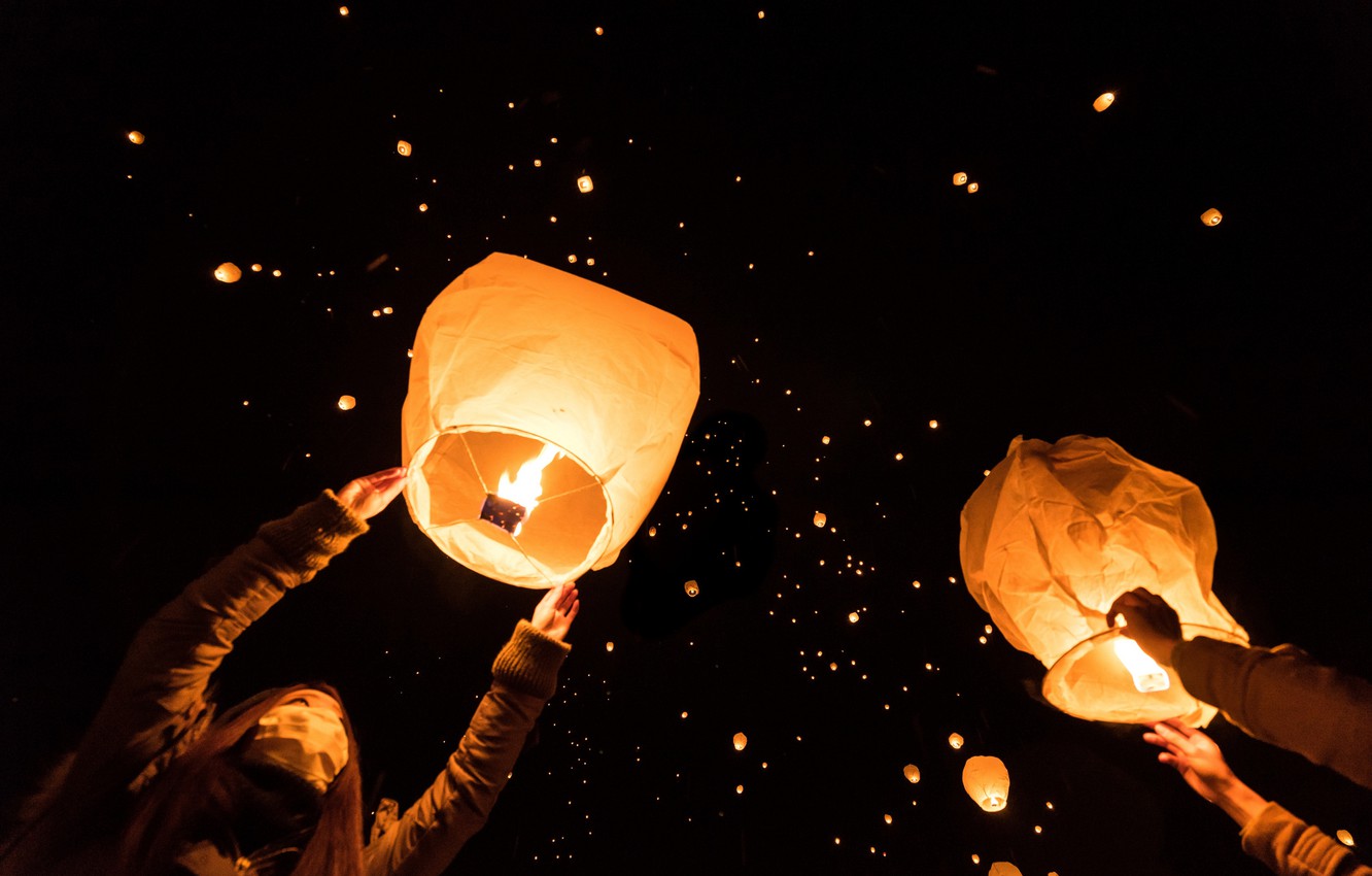 Floating Lanterns Festival Wallpapers