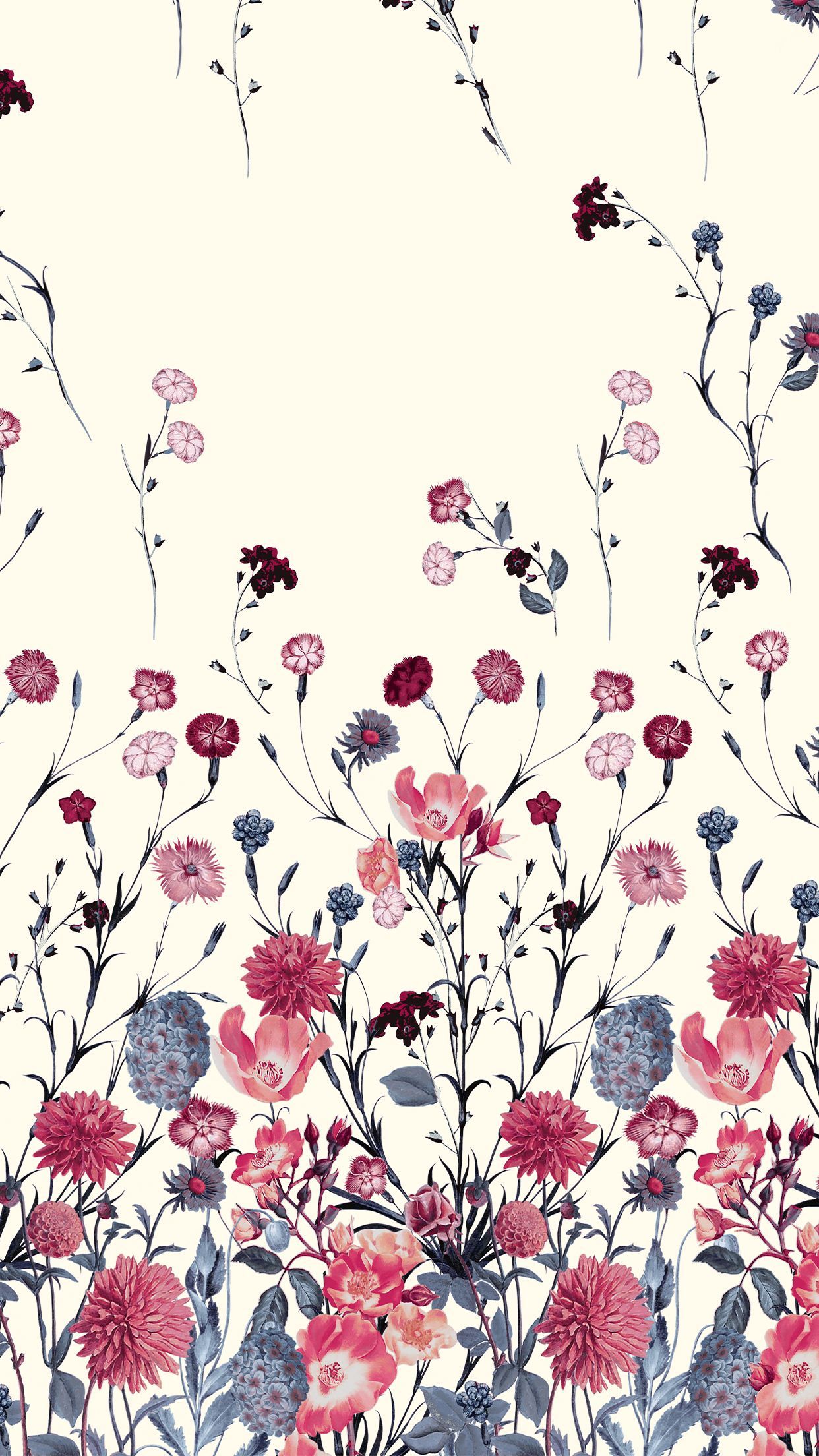 Floral Background Phone