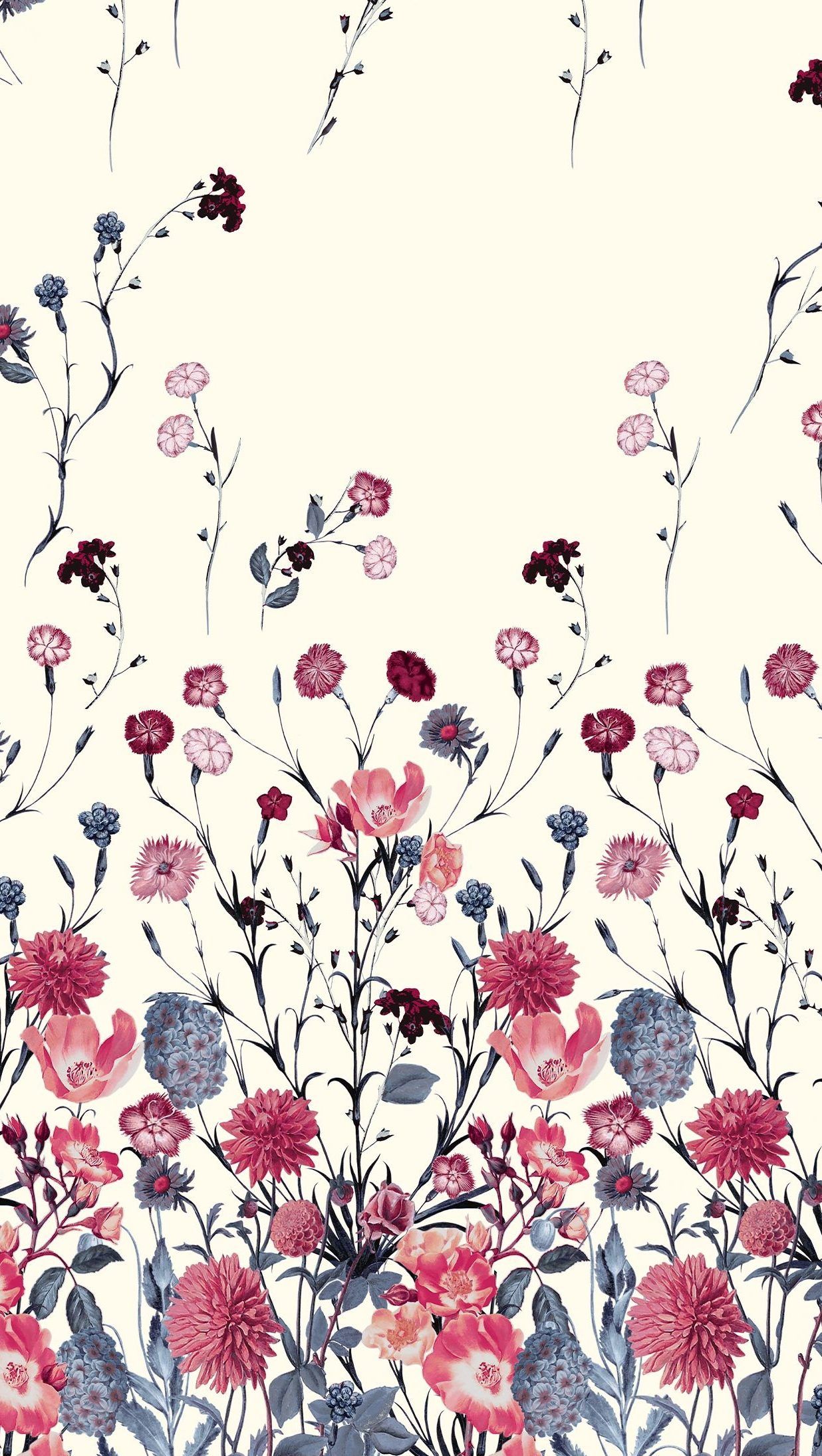 Floral Background Phone