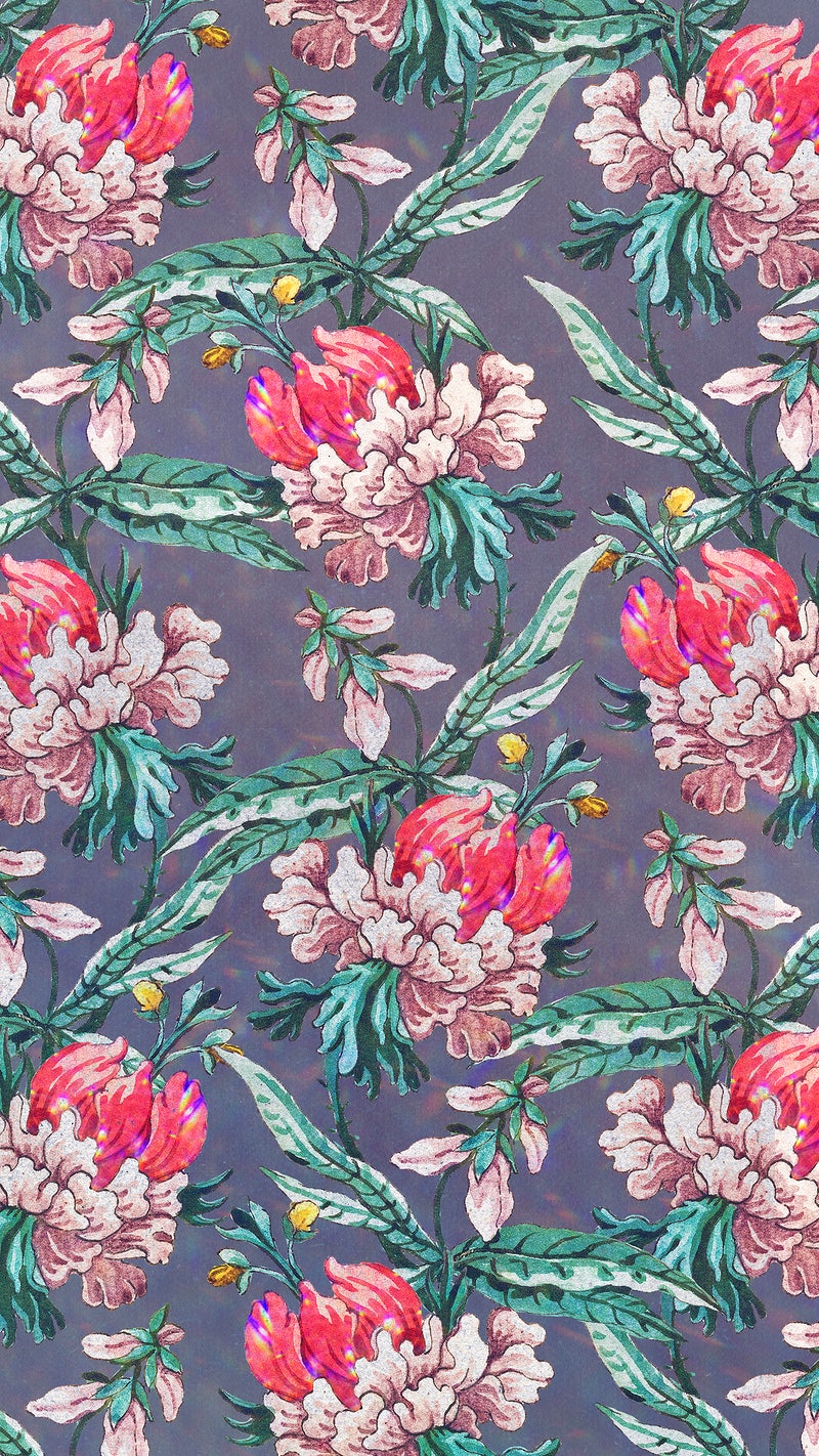 Floral Background Phone