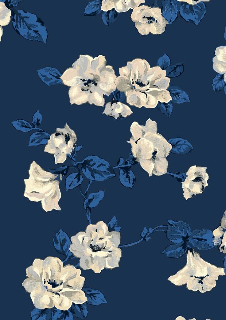 Floral Blue Wallpapers