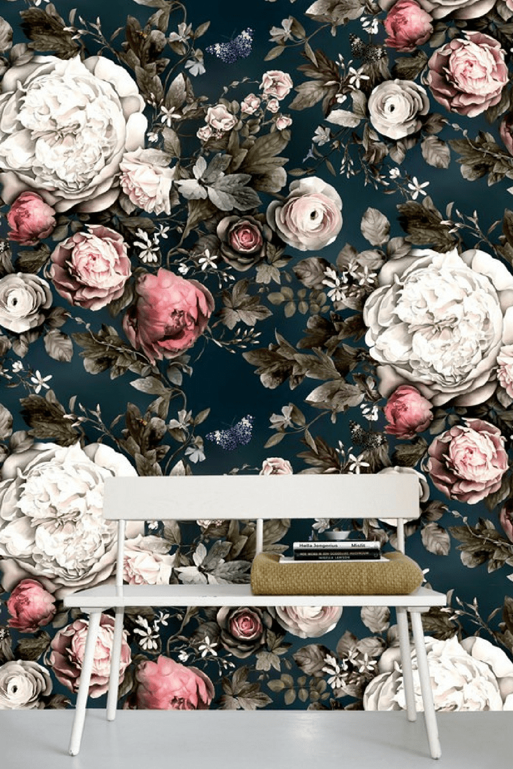 Floral Blue Wallpapers