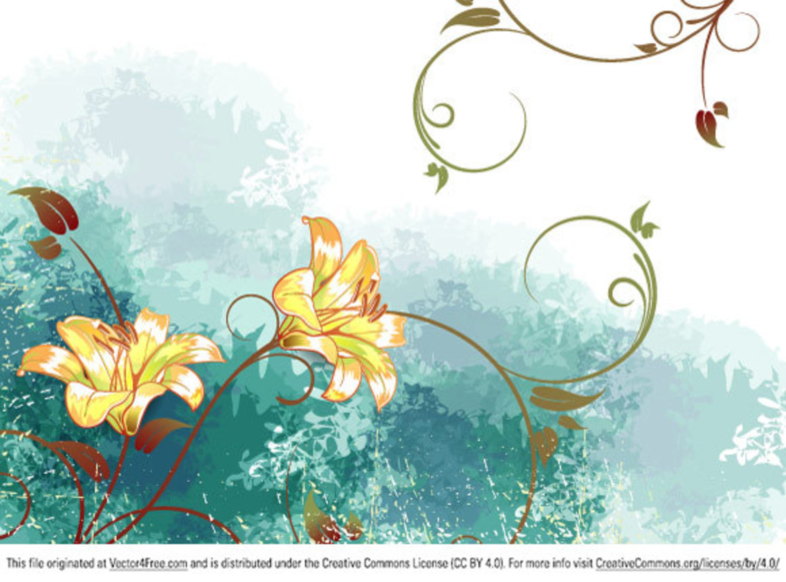 Floral Illustration Background