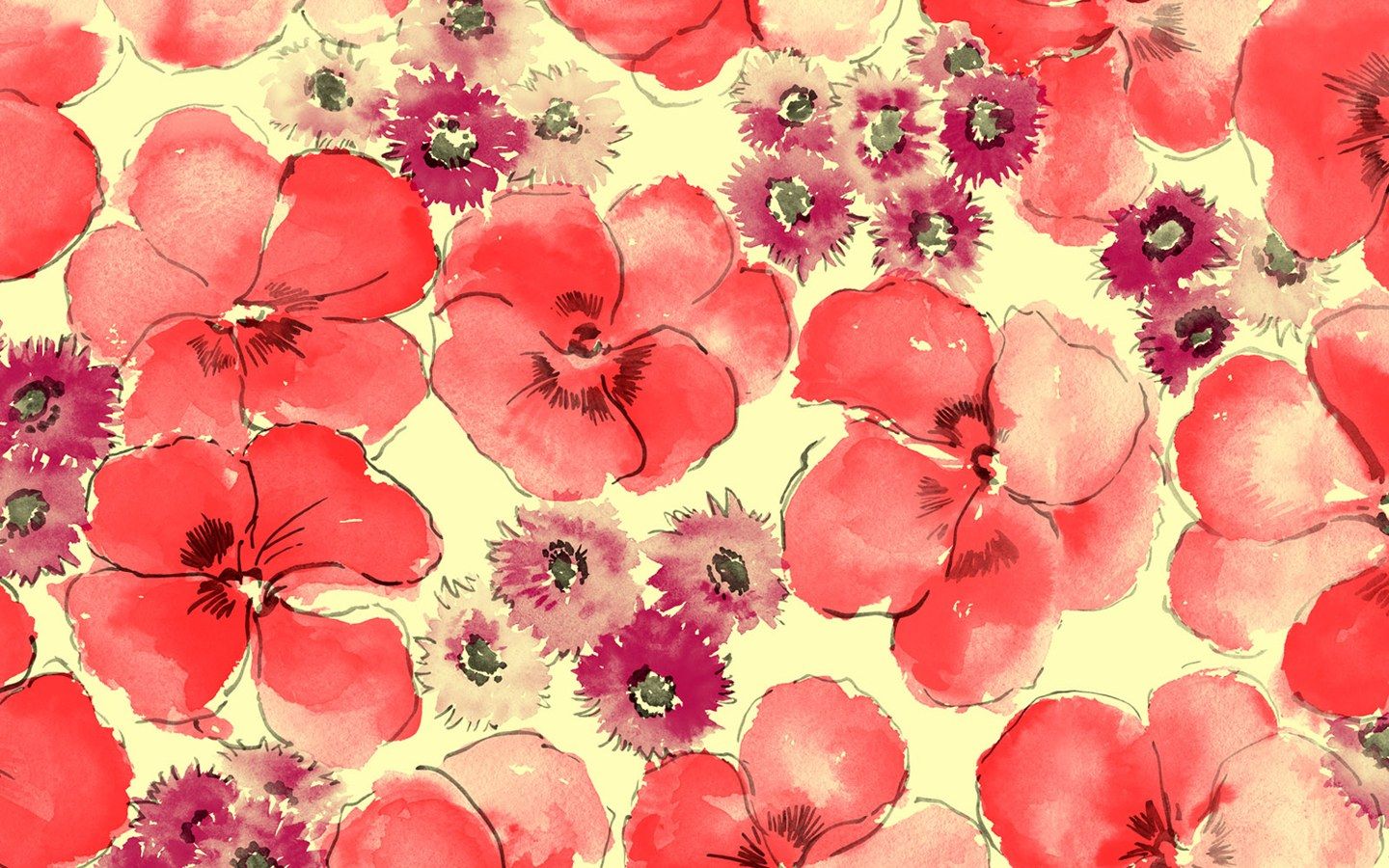 Floral Illustration Background