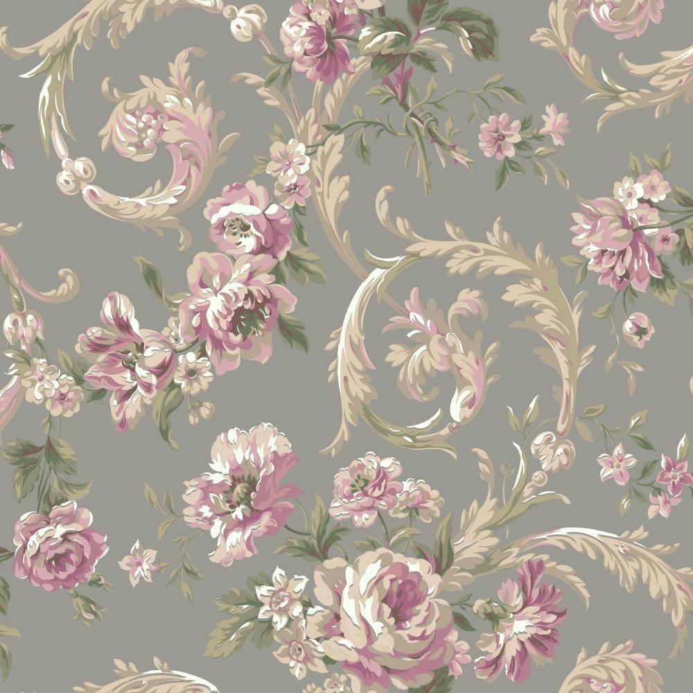 Floral Metallic Wallpapers