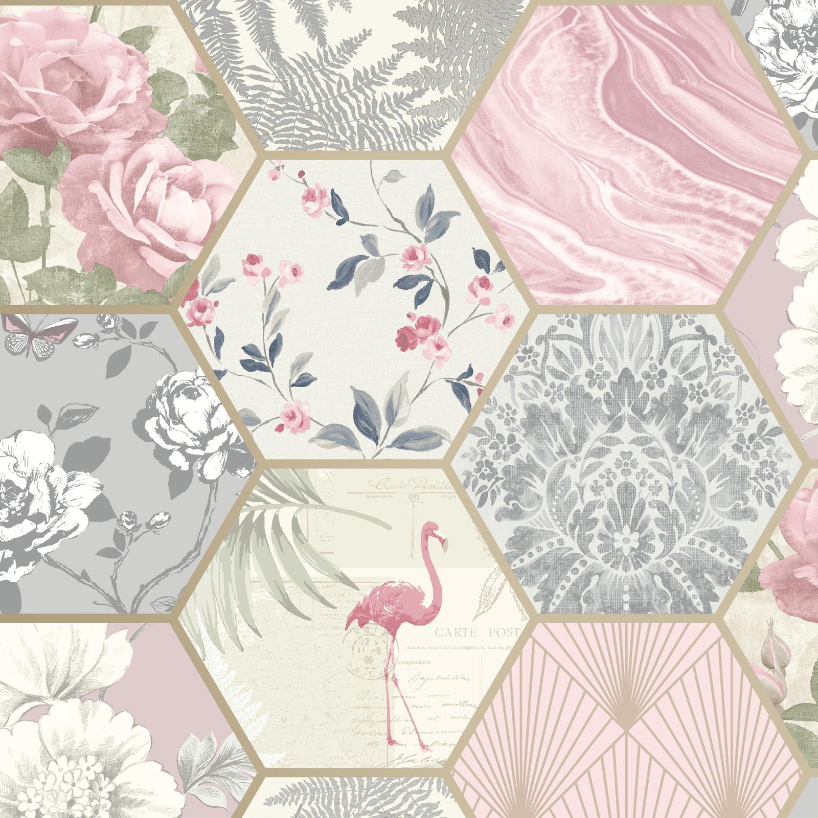 Floral Metallic Wallpapers