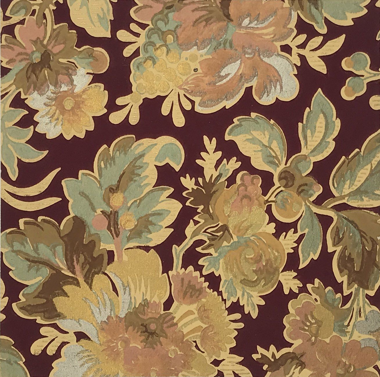 Floral Metallic Wallpapers