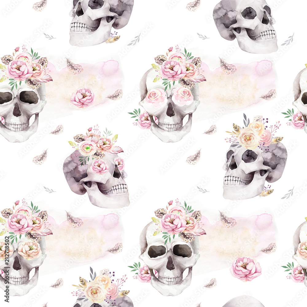 Floral Skull Wallpapers