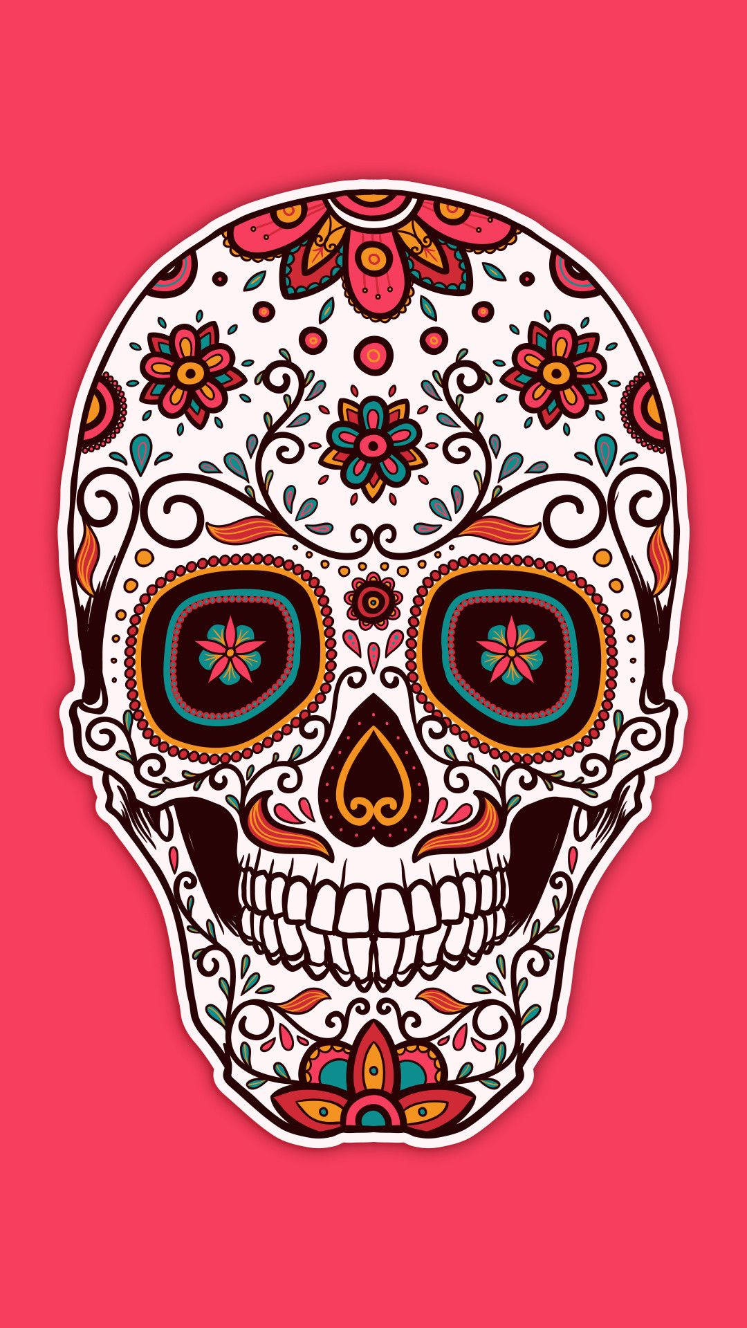 Floral Skull Wallpapers