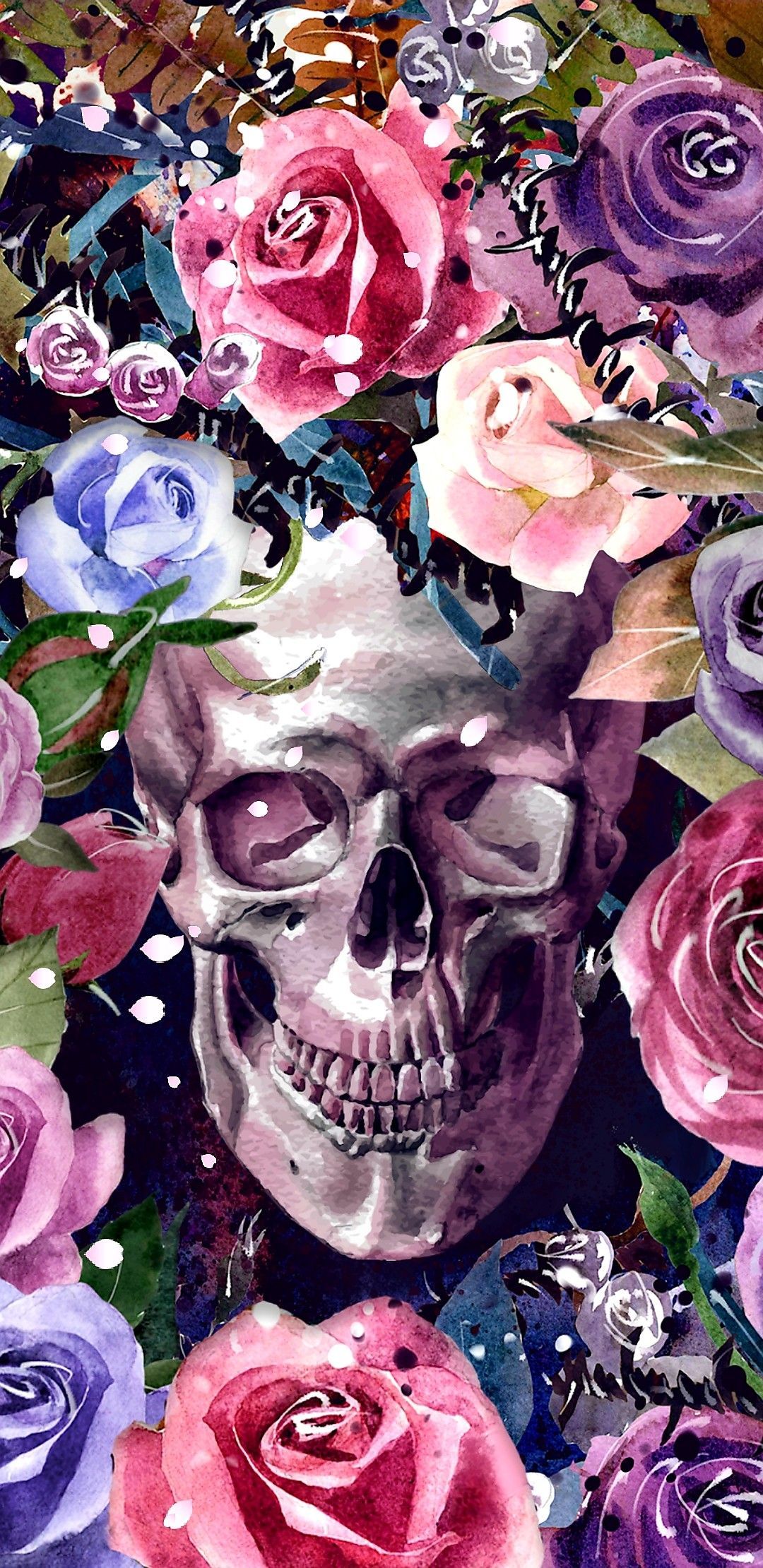 Floral Skull Wallpapers