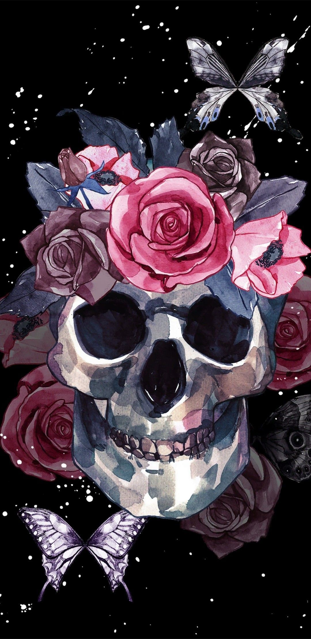 Floral Skull Wallpapers