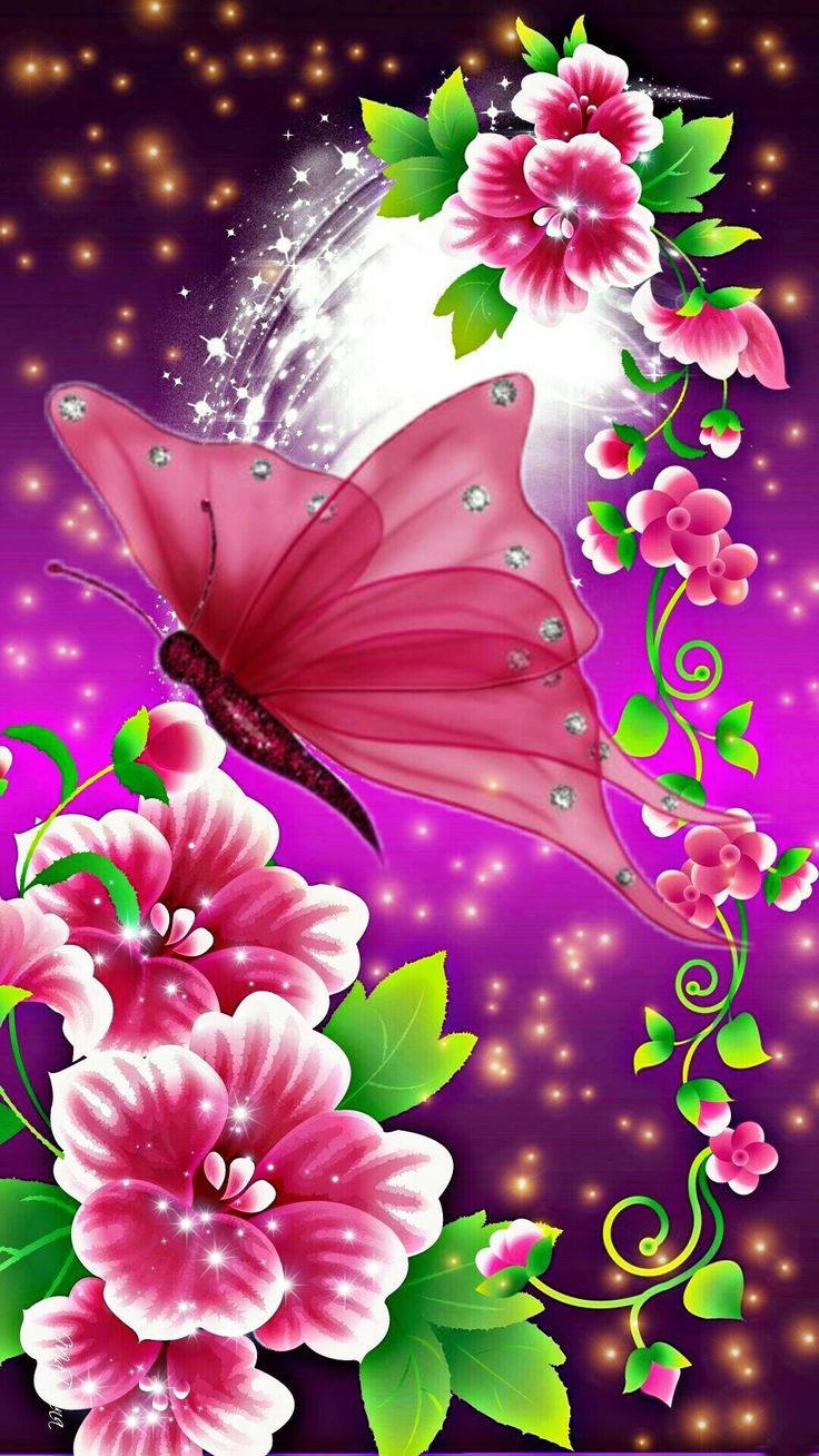 Flower And Butterfly Wallpapers