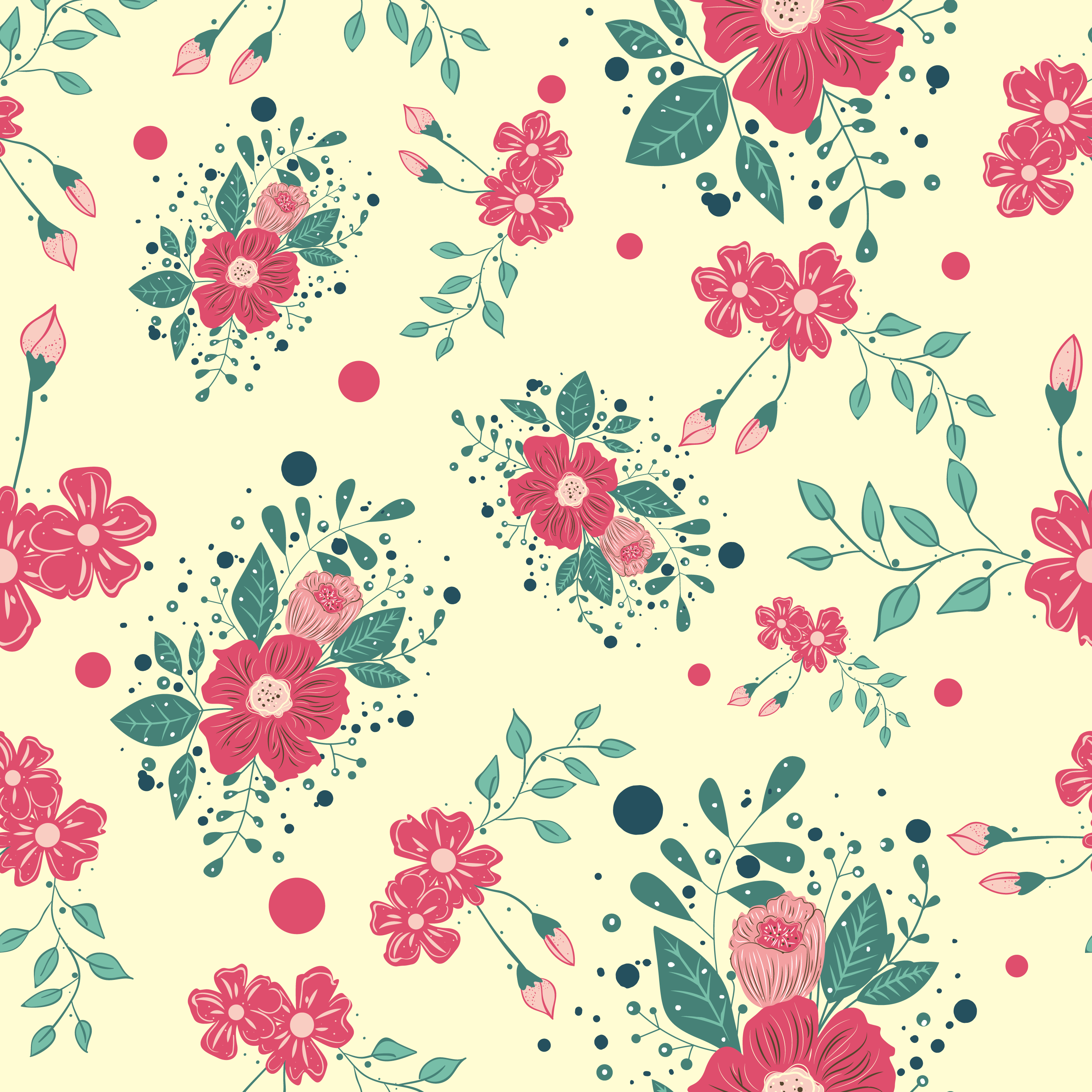 Flower Pattern Wallpapers